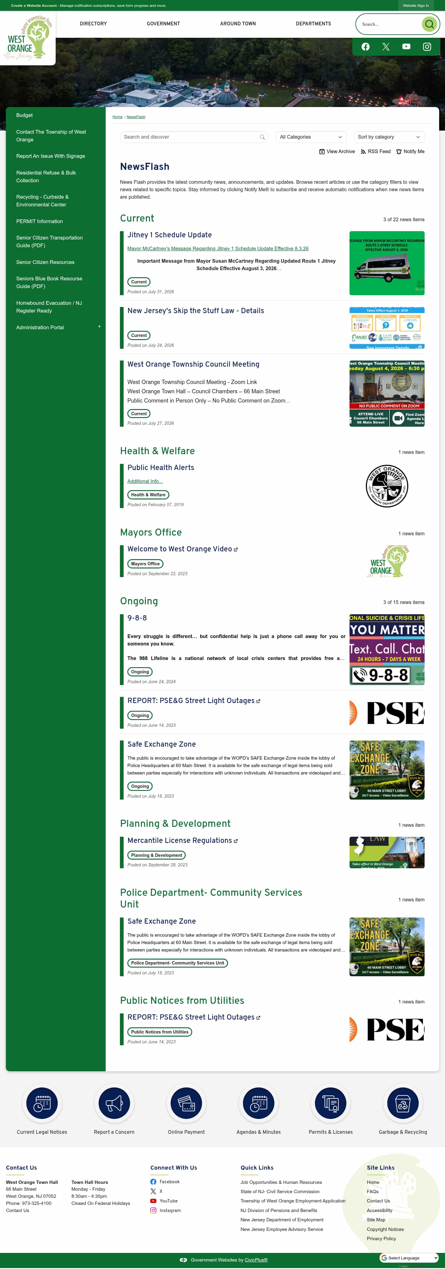Latest website image capture