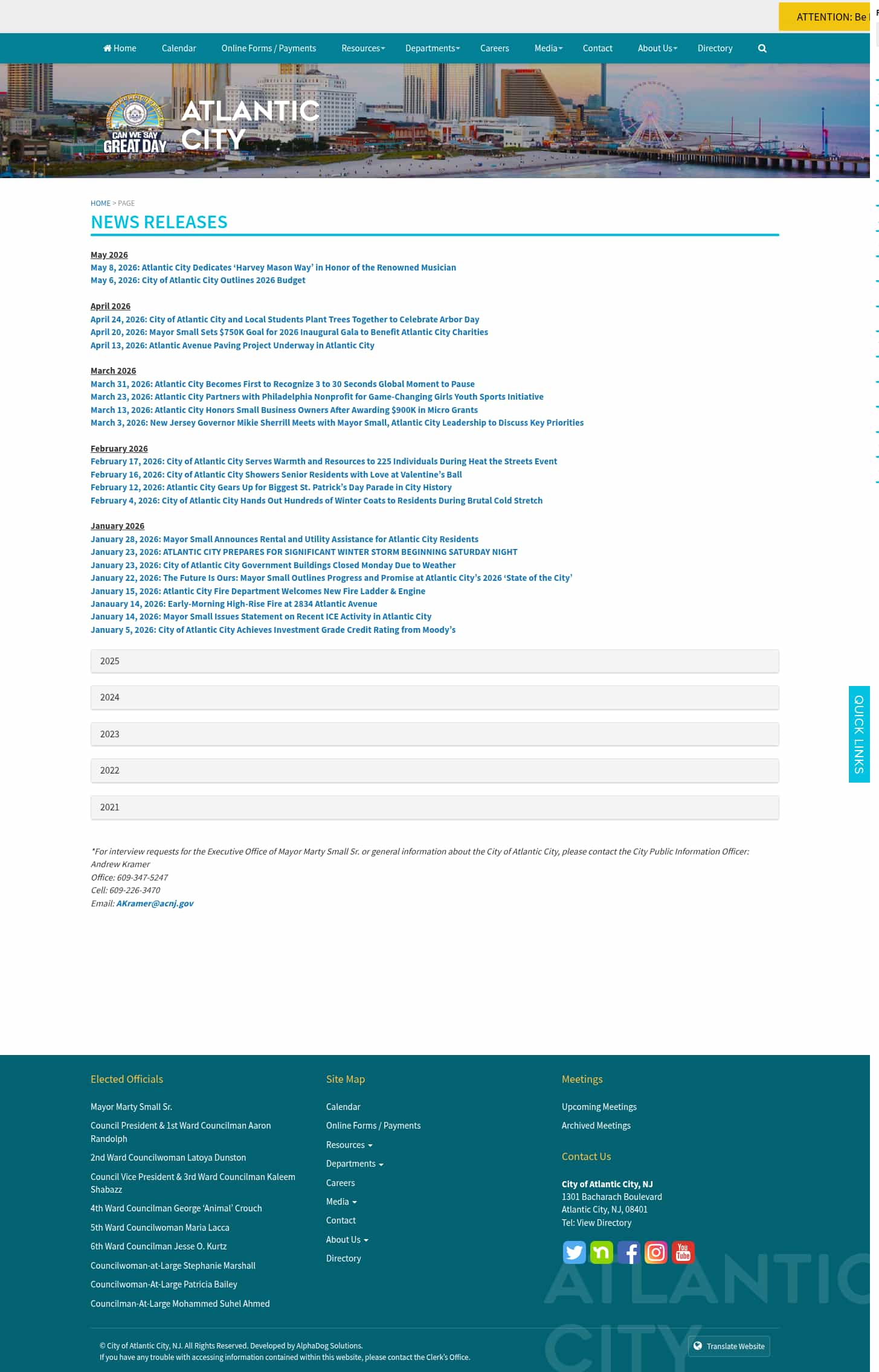 Latest website image capture