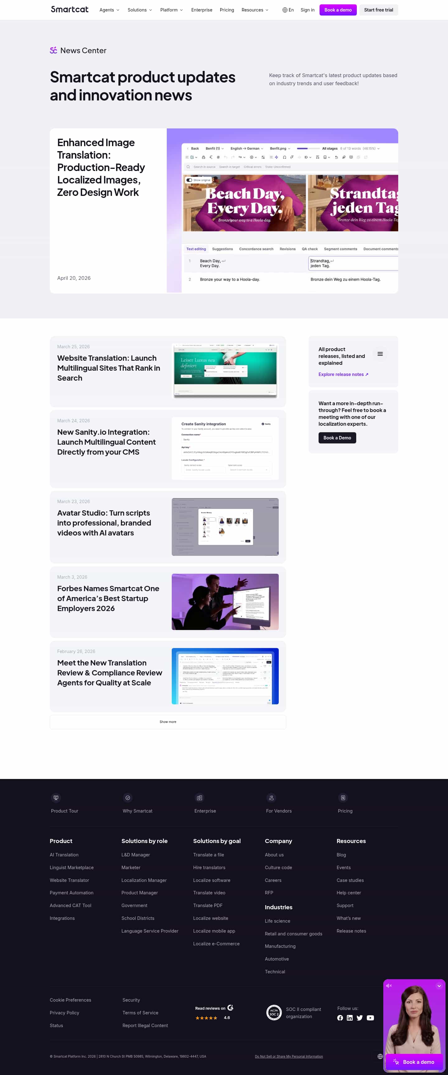 Latest website image capture