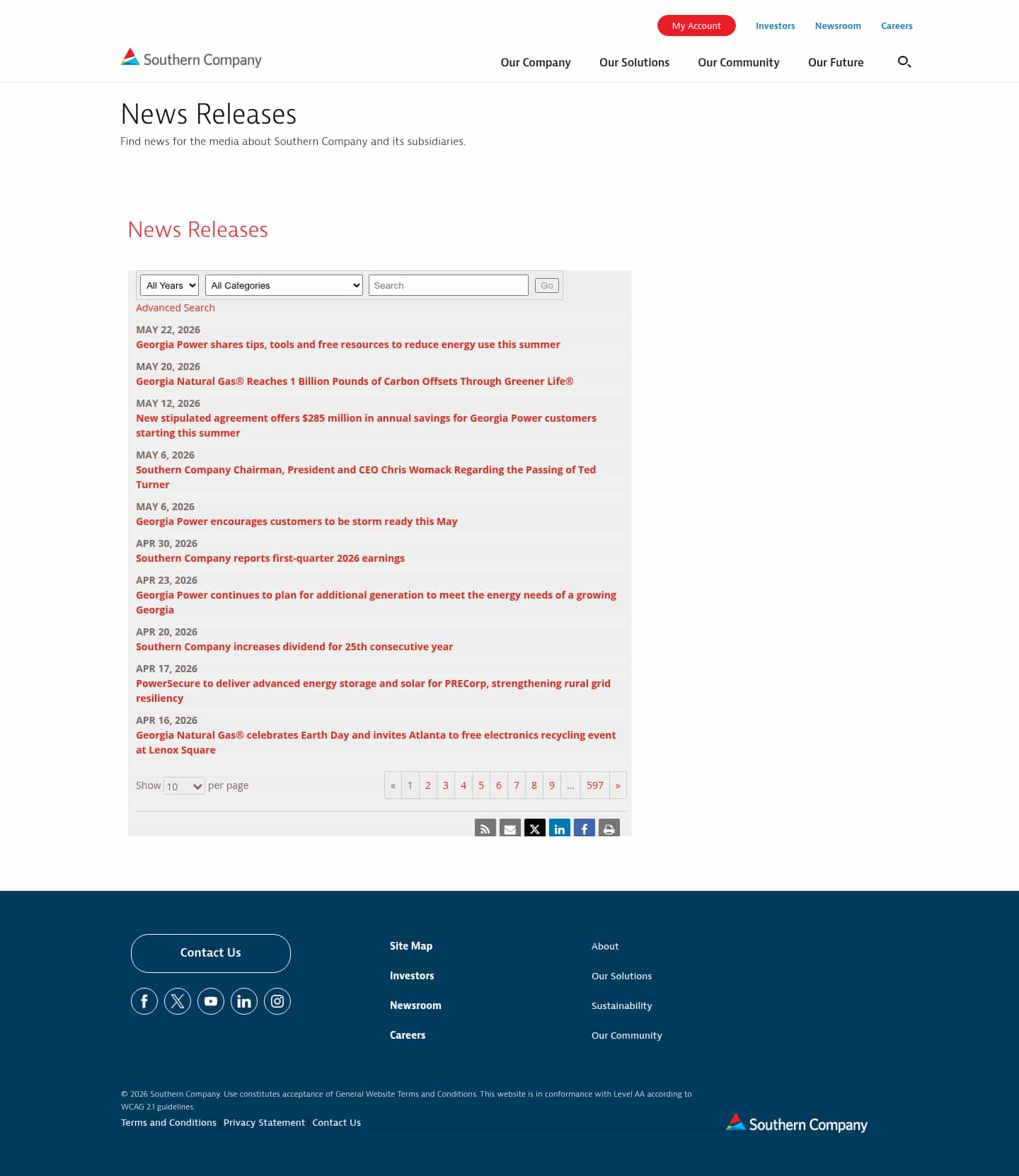 Latest website image capture
