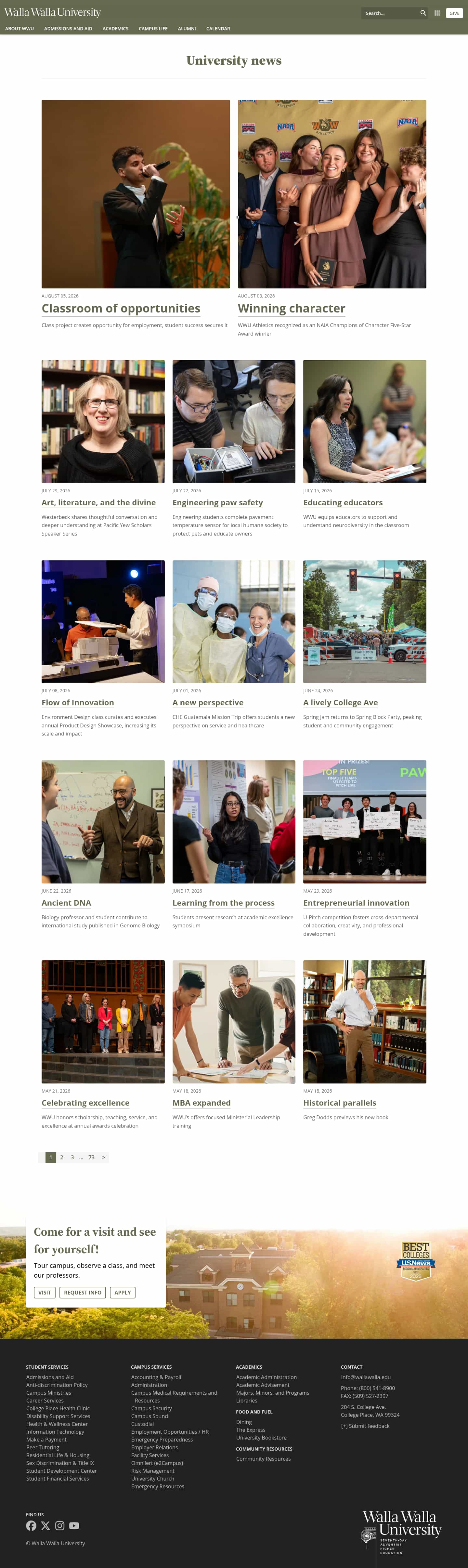 Latest website image capture