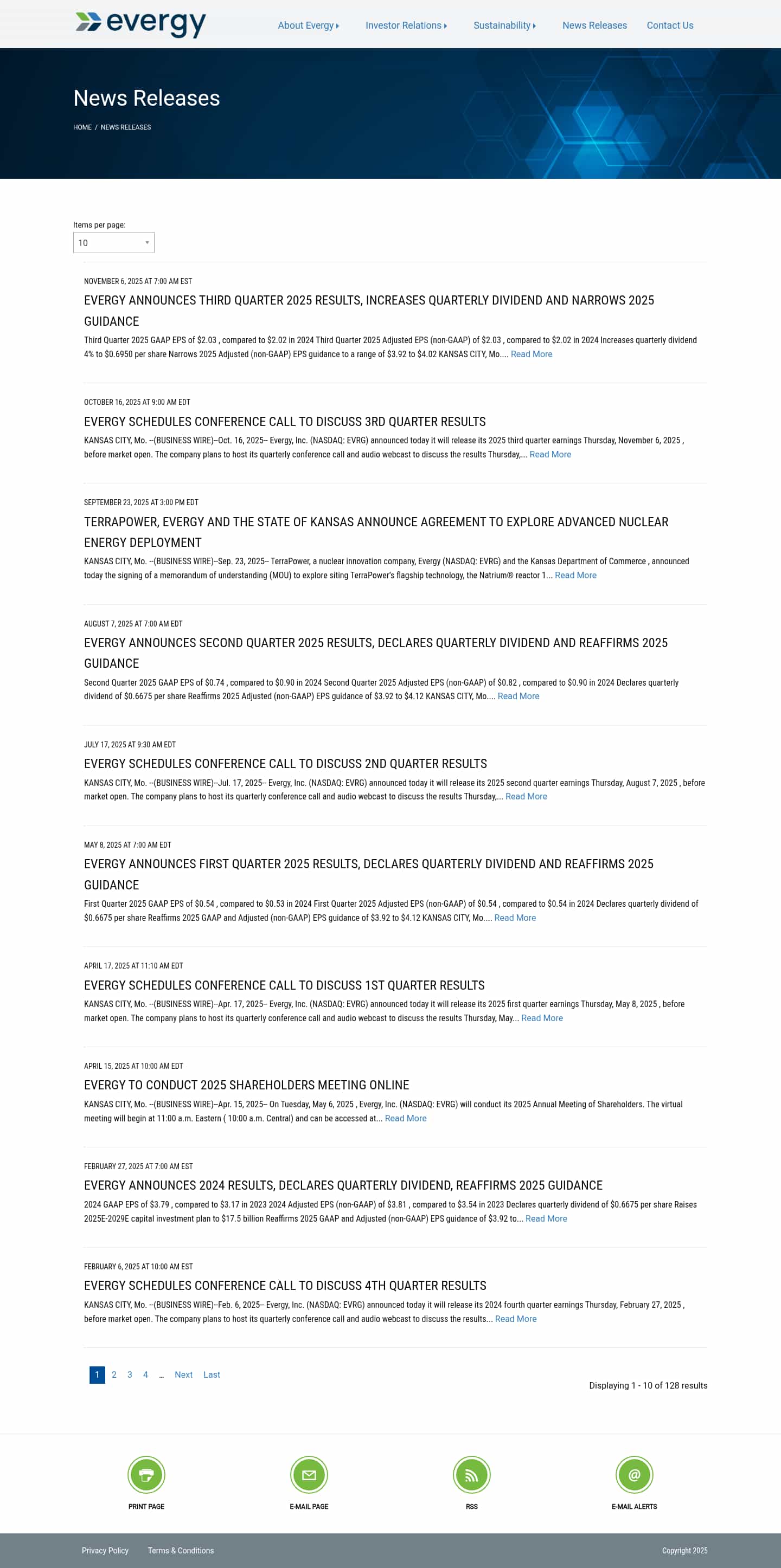 Latest website image capture