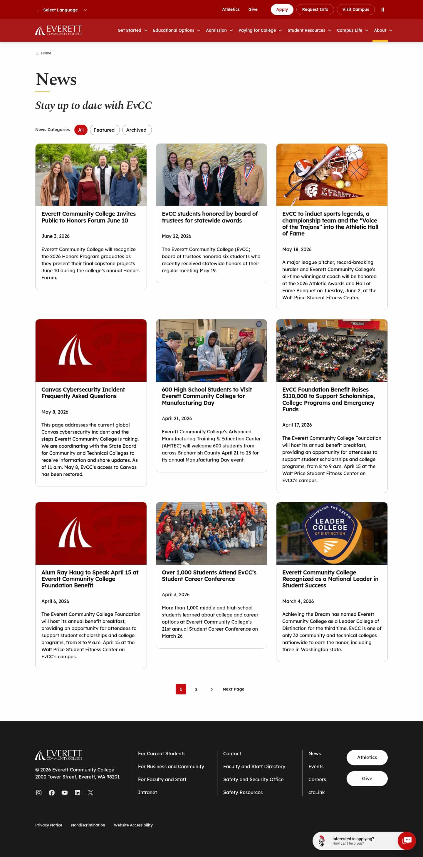 Latest website image capture