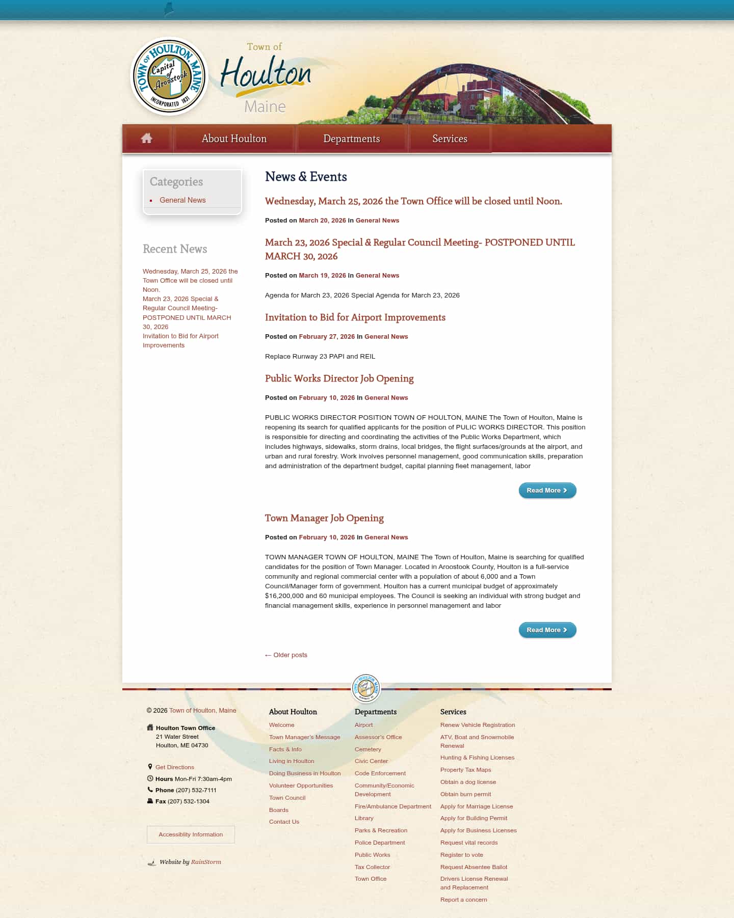 Latest website image capture