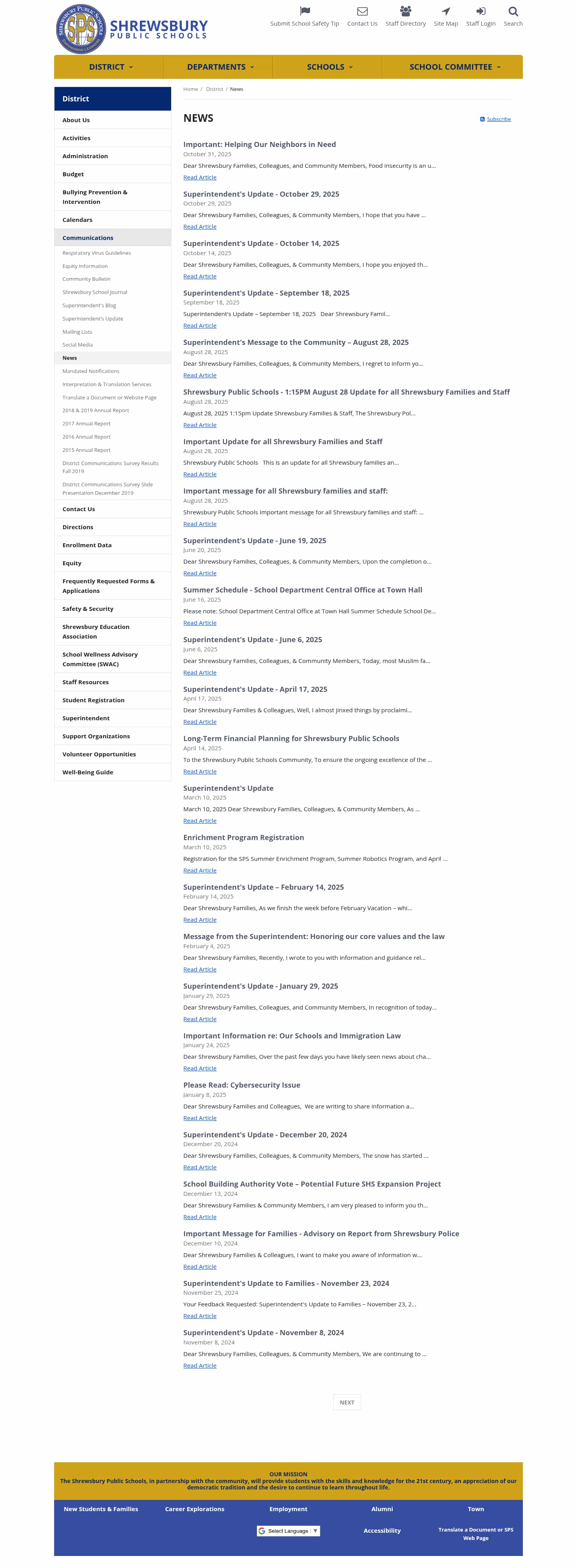 Latest website image capture