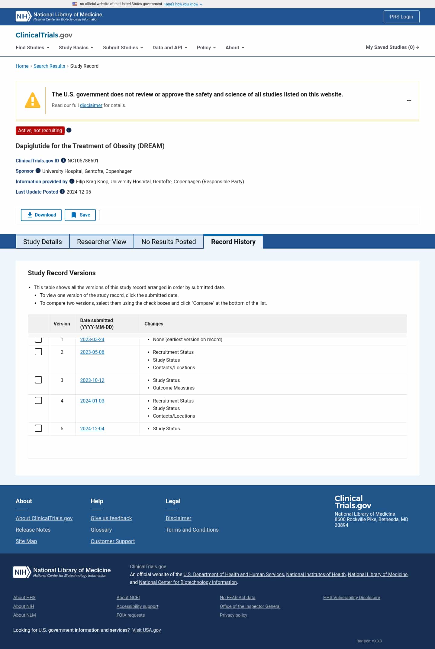 Latest website image capture