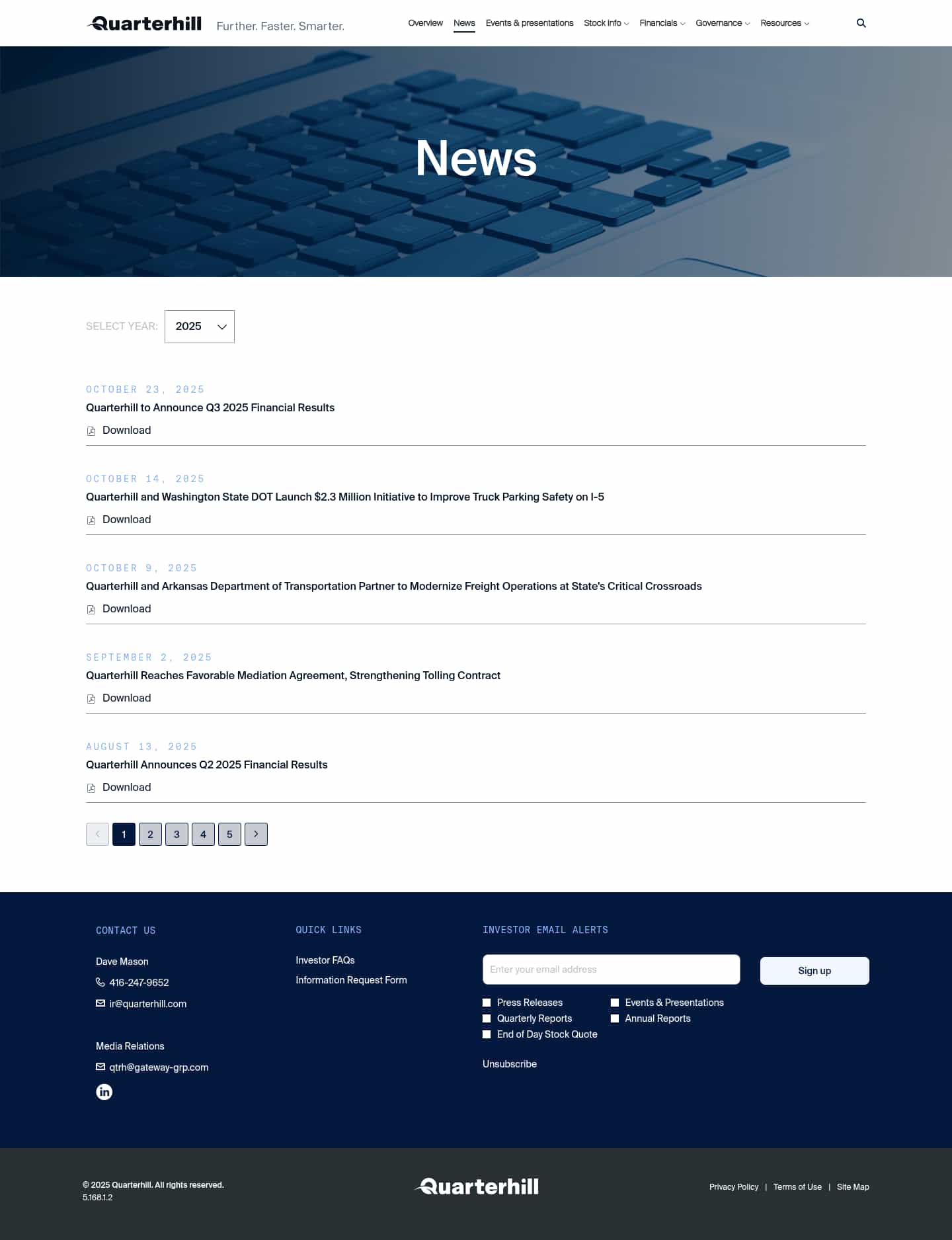 Latest website image capture