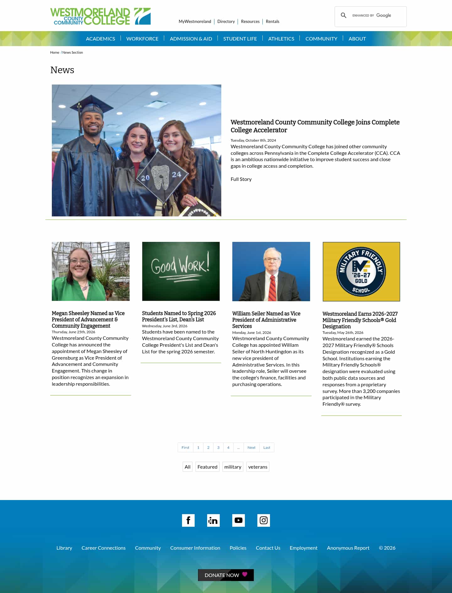 Latest website image capture