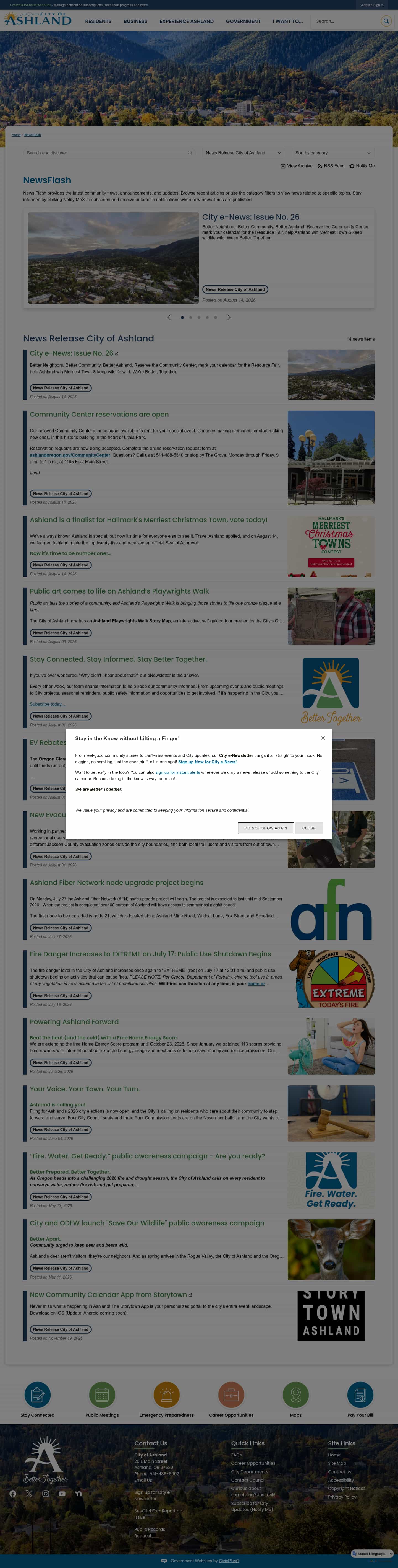 Latest website image capture