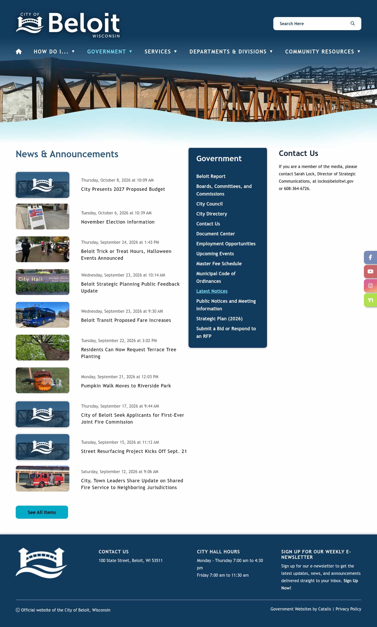 Latest website image capture