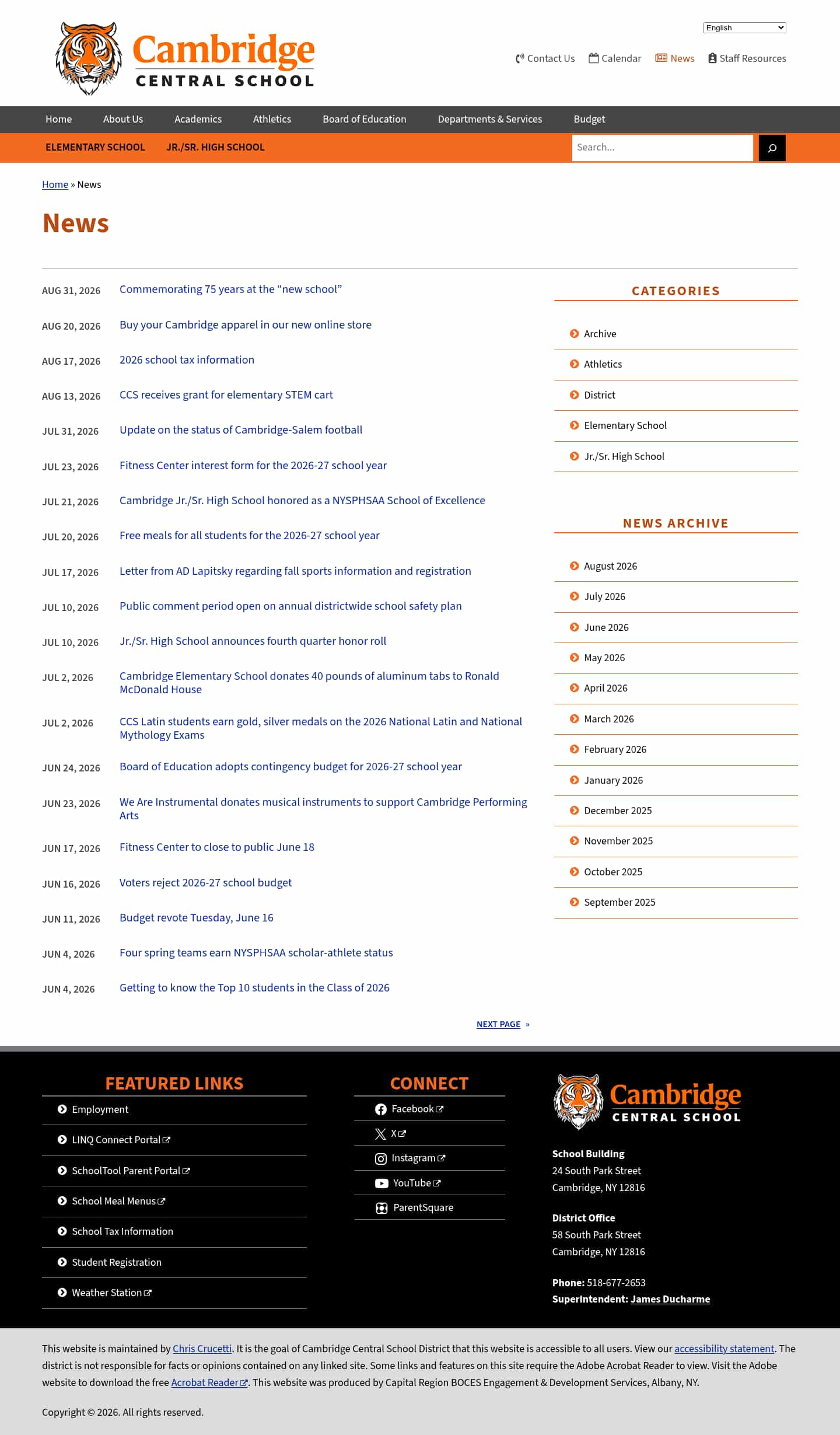 Latest website image capture