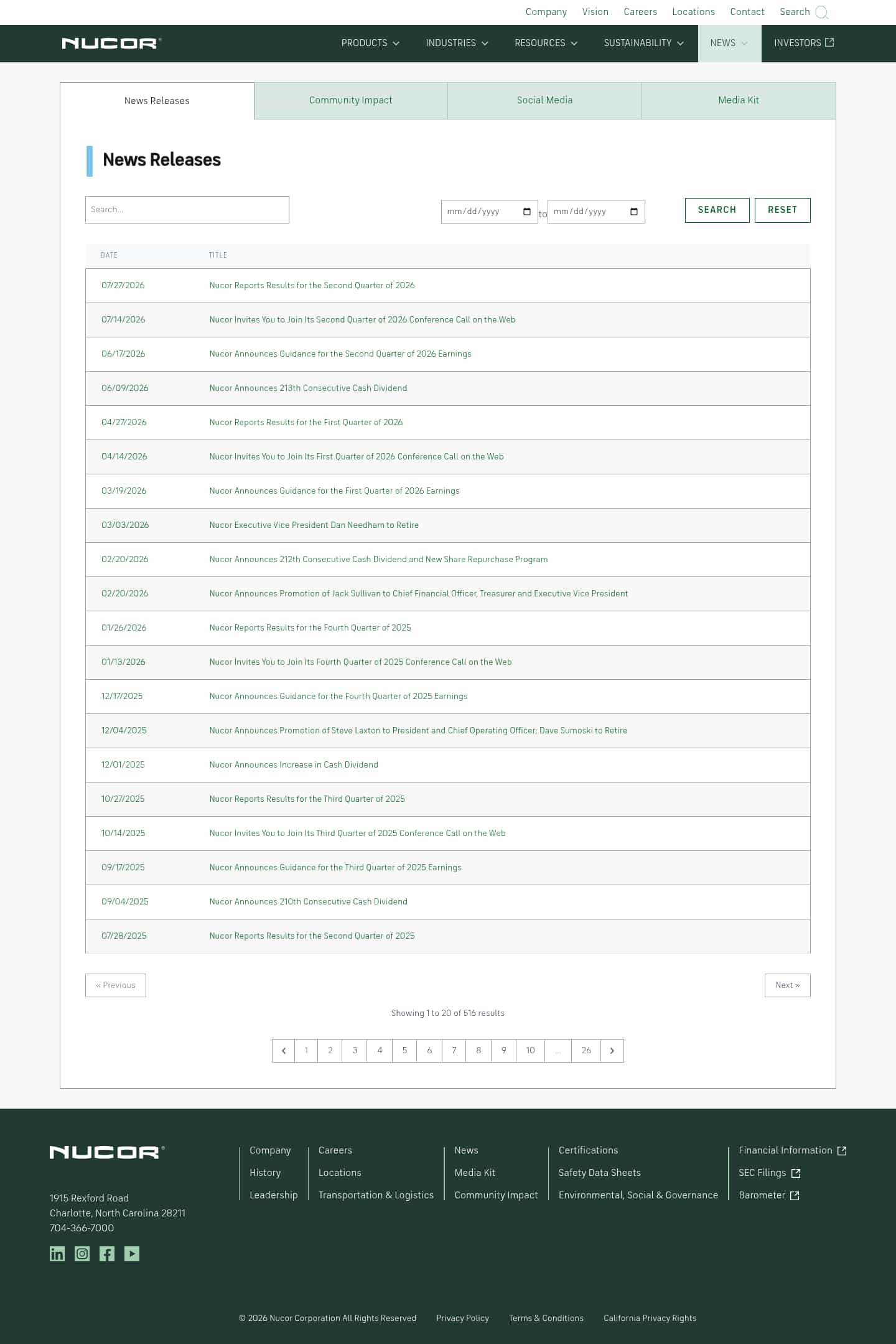 Latest website image capture