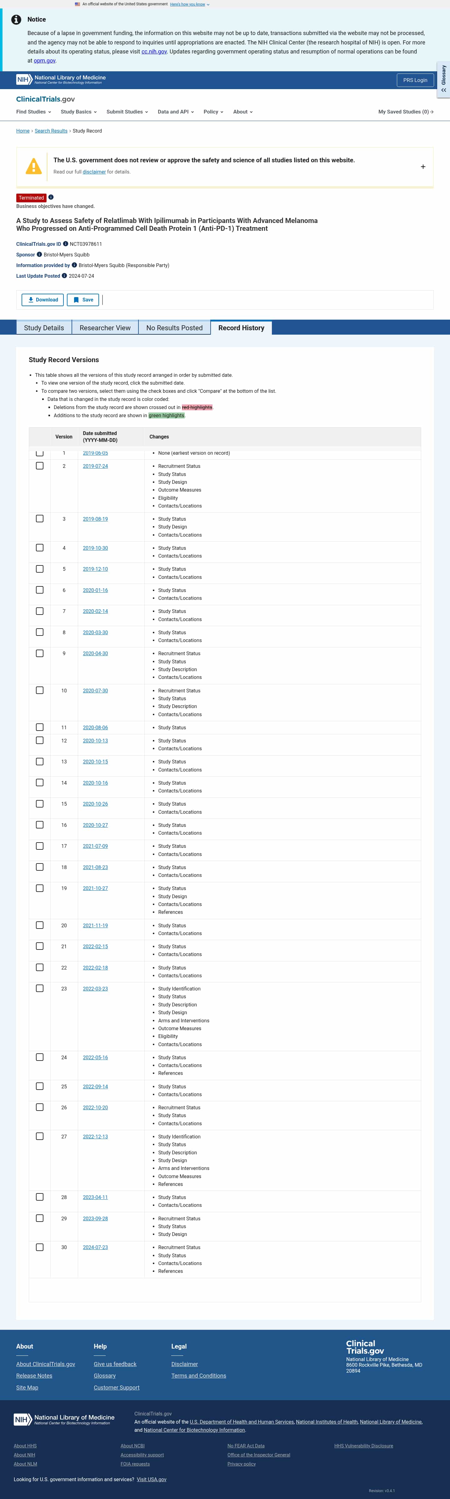 Latest website image capture
