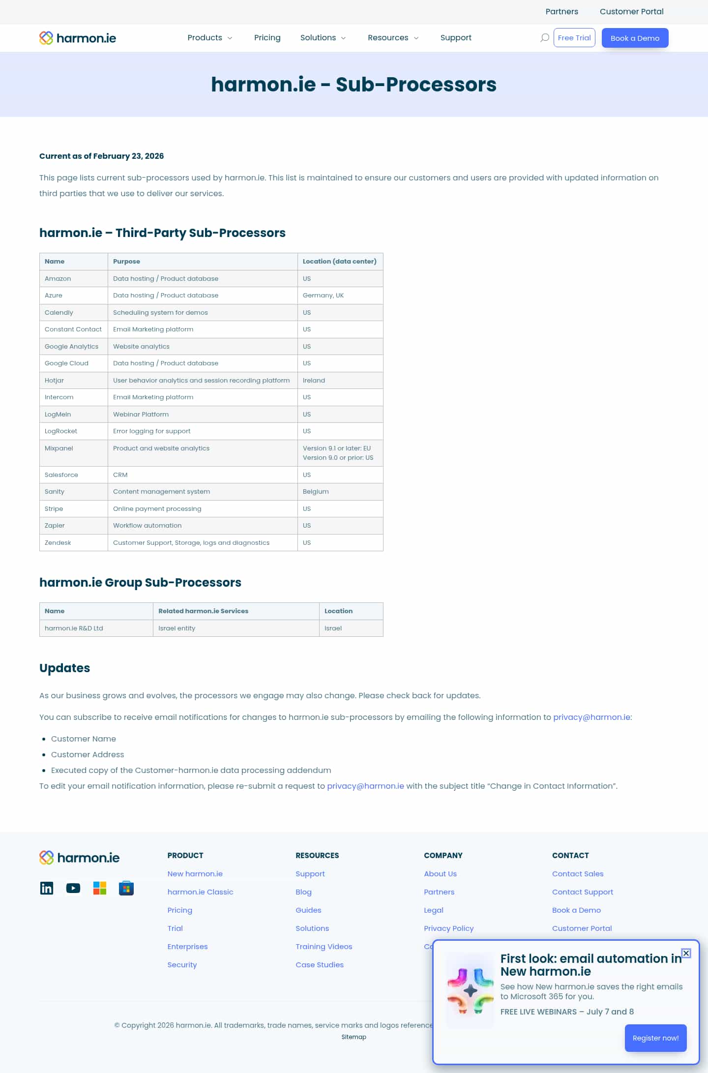 Latest website image capture