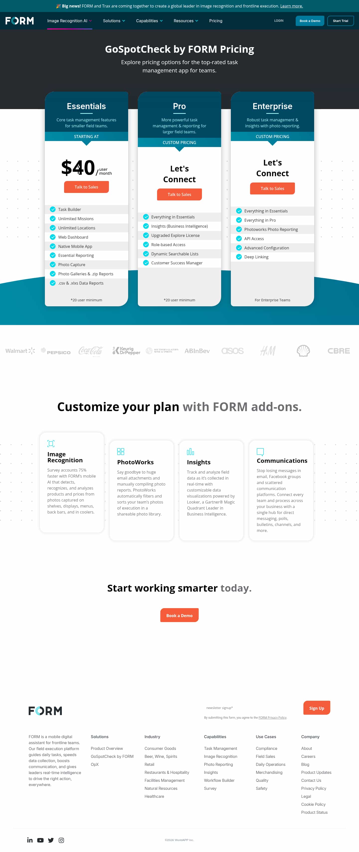 Latest website image capture