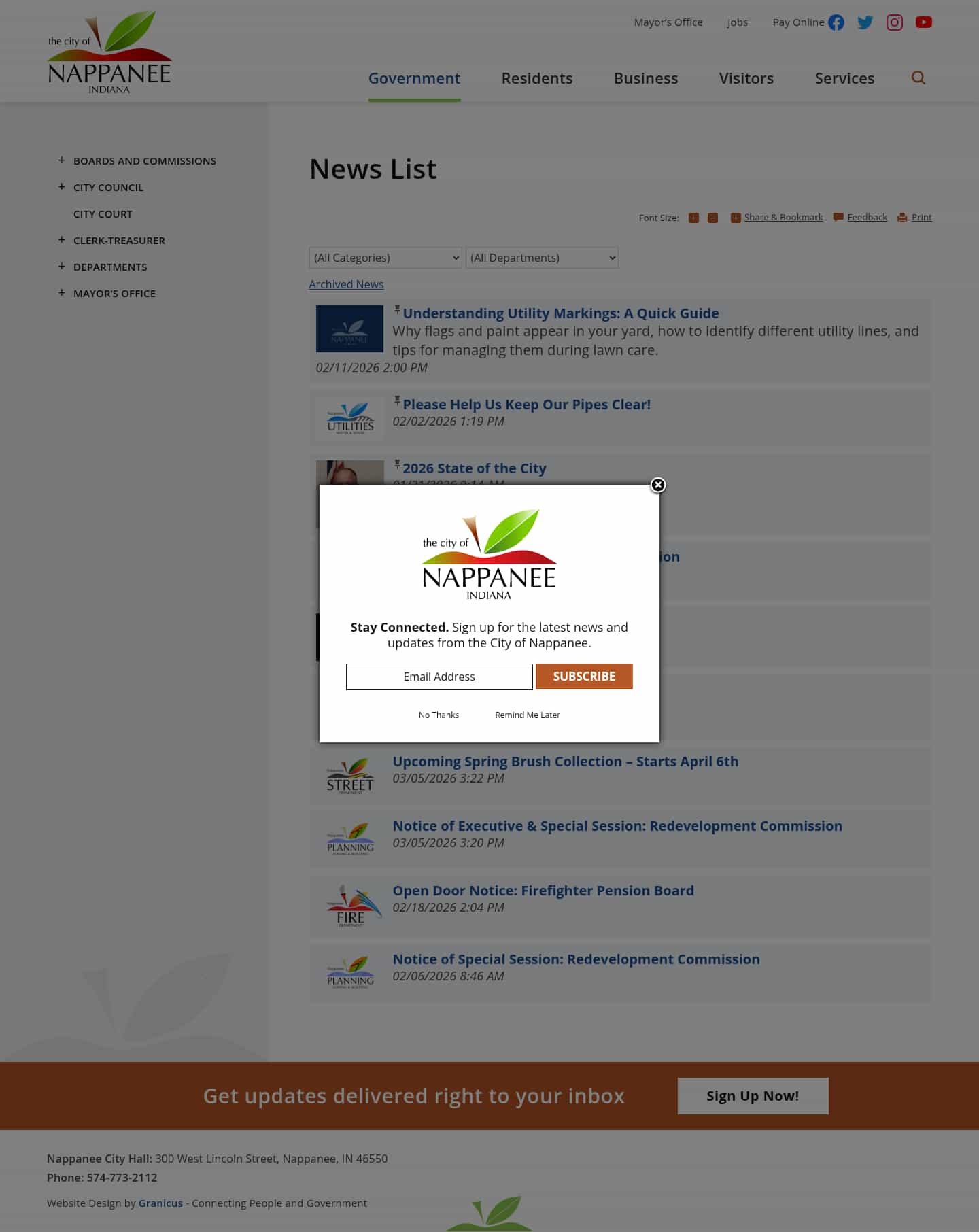 Latest website image capture