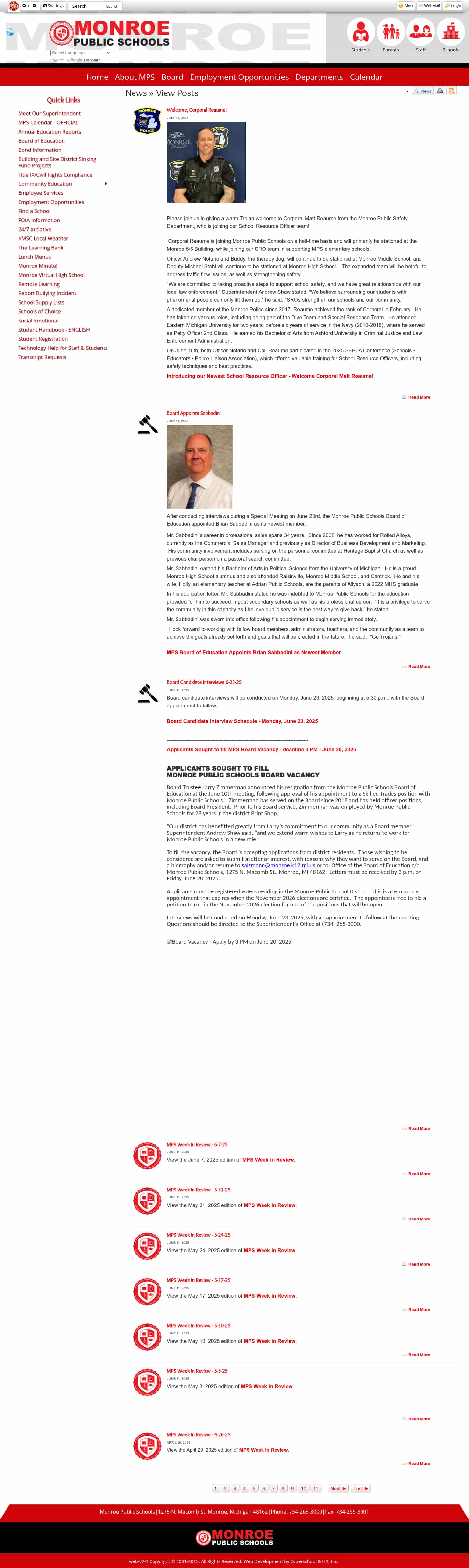 Latest website image capture