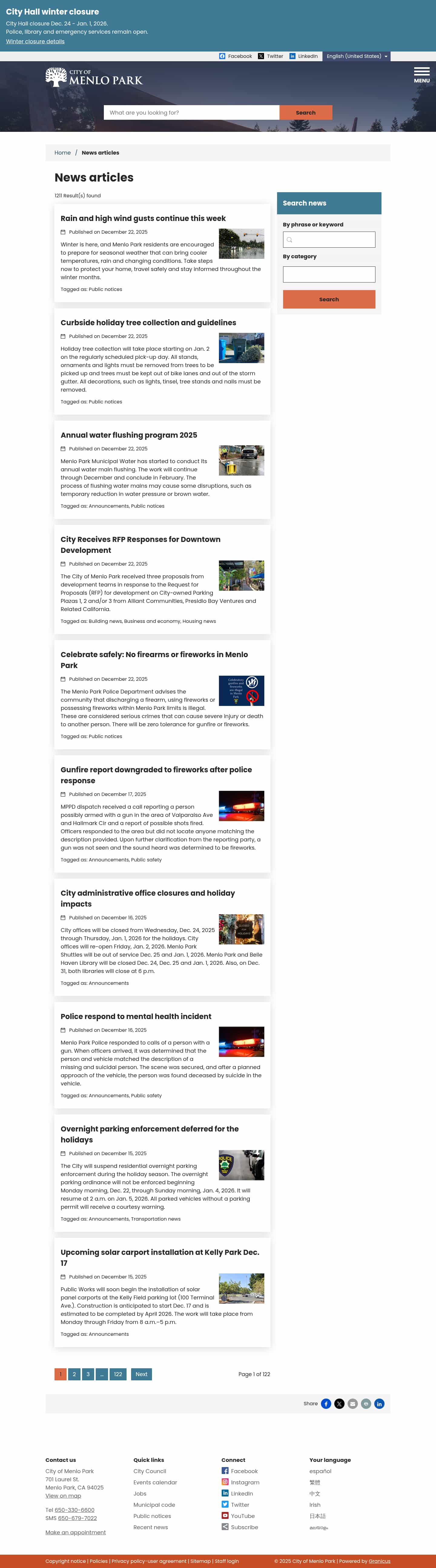 Latest website image capture