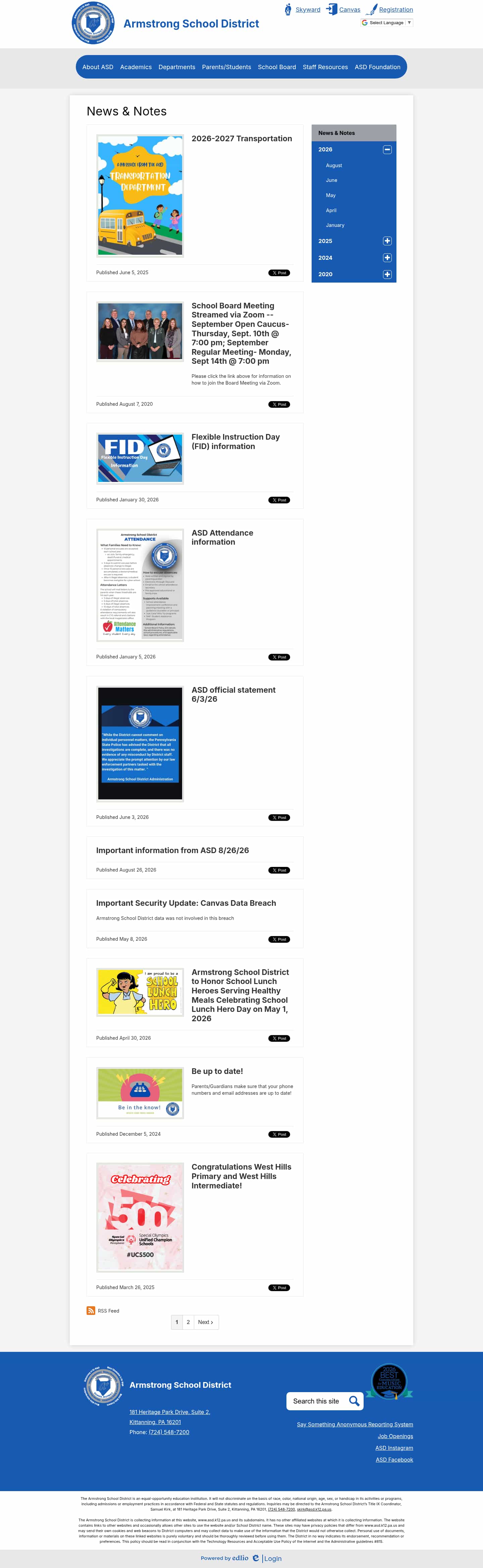 Latest website image capture
