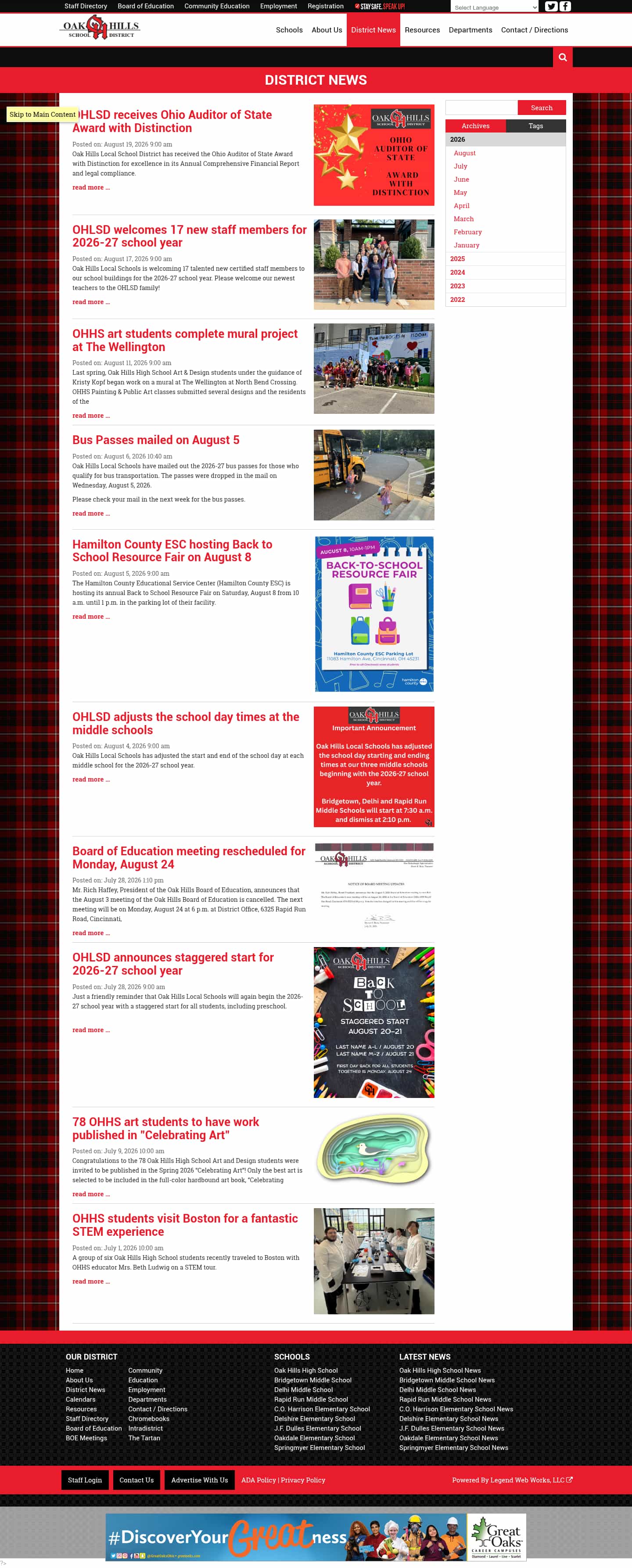 Latest website image capture