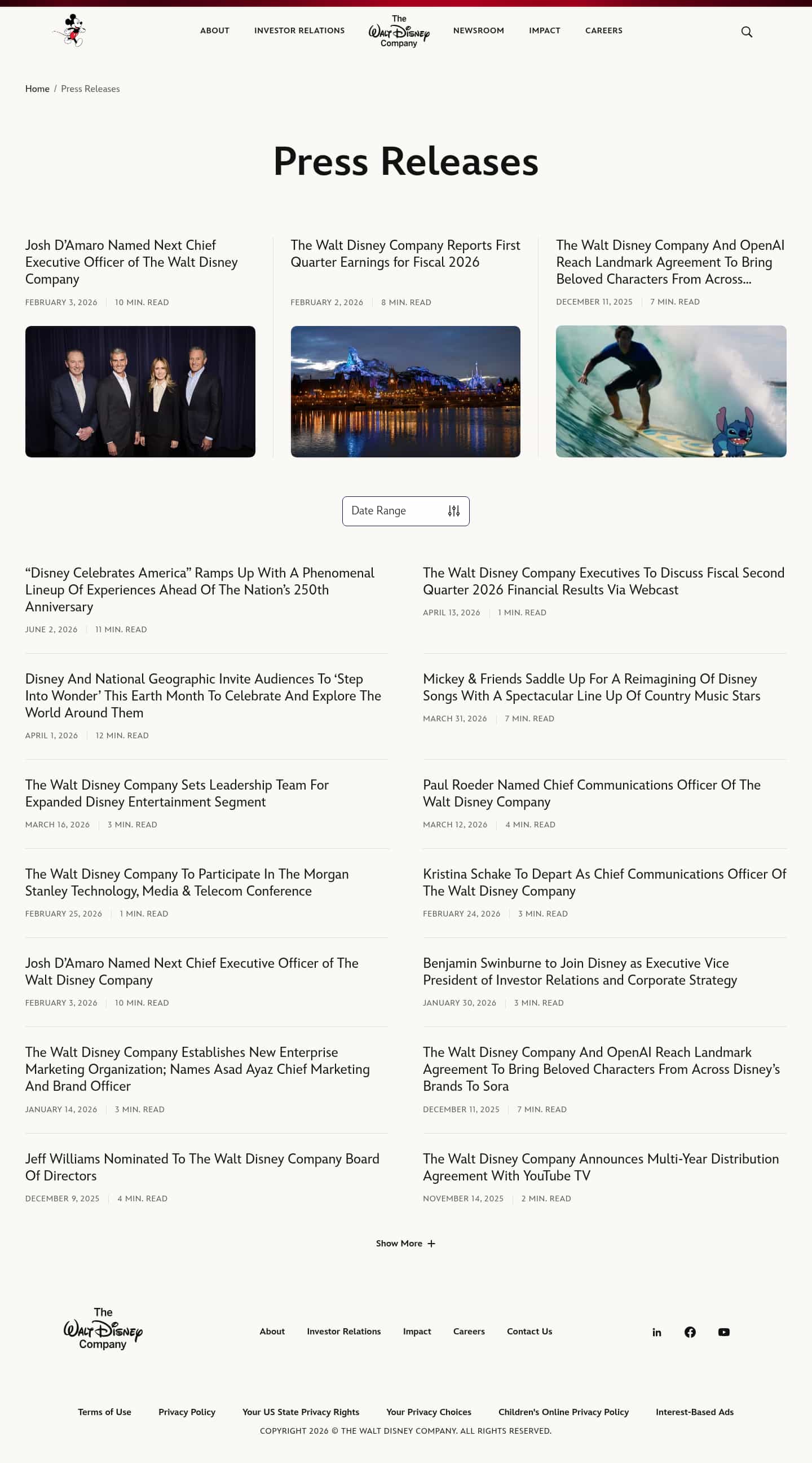 Latest website image capture