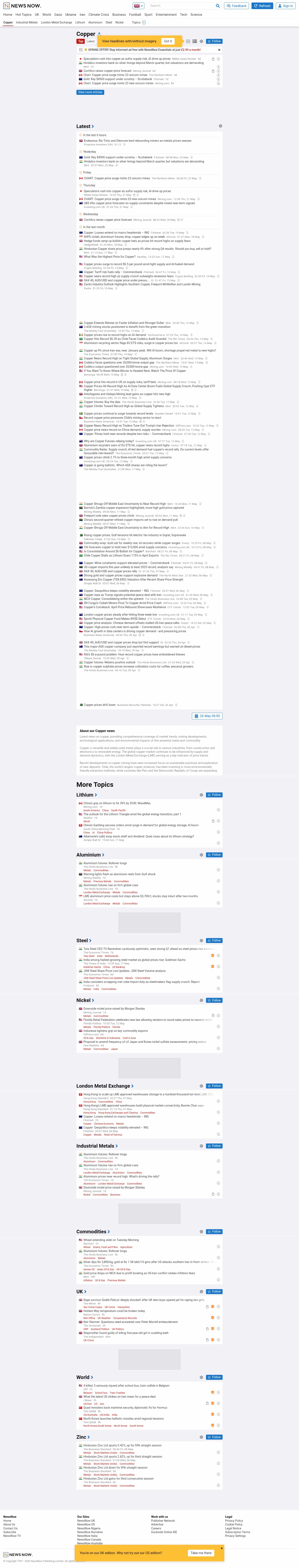 Latest website image capture
