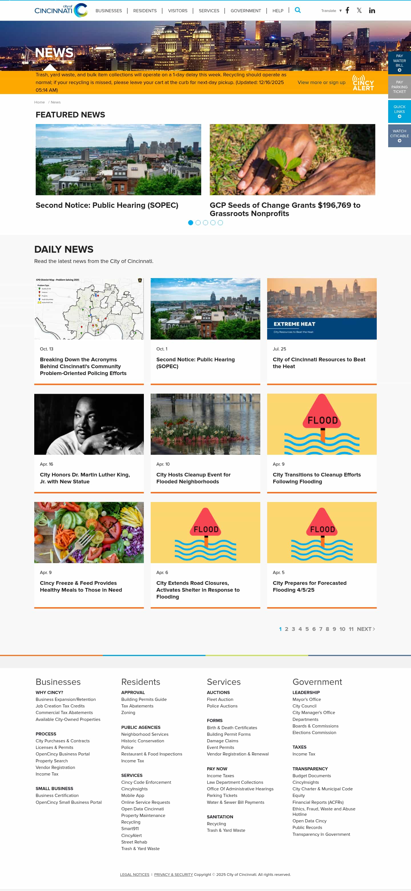 Latest website image capture