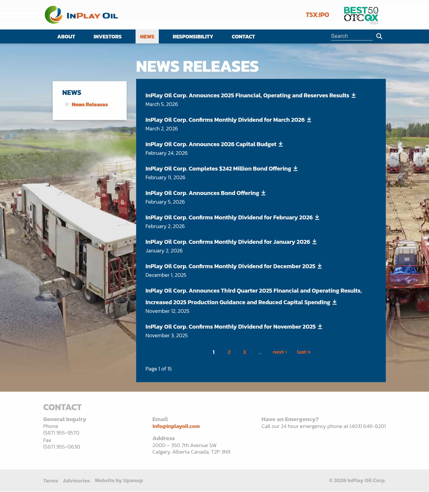 Latest website image capture