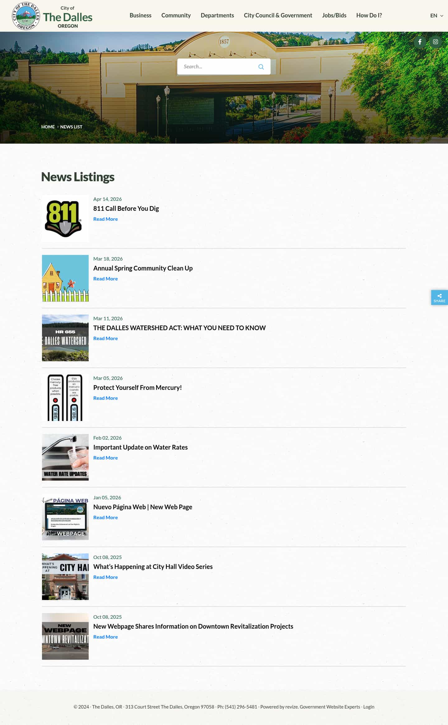 Latest website image capture