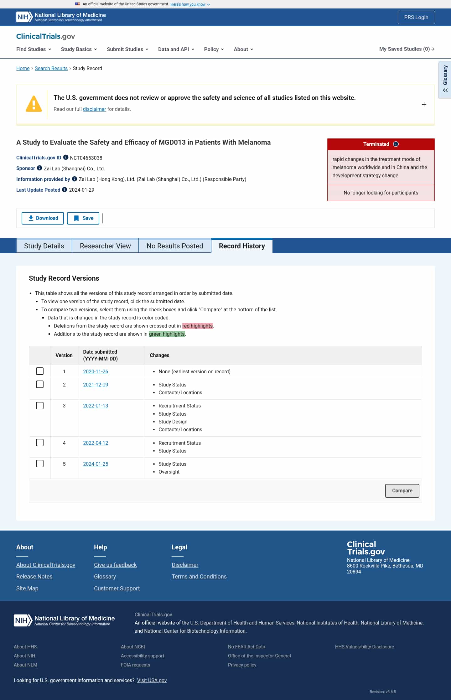 Latest website image capture