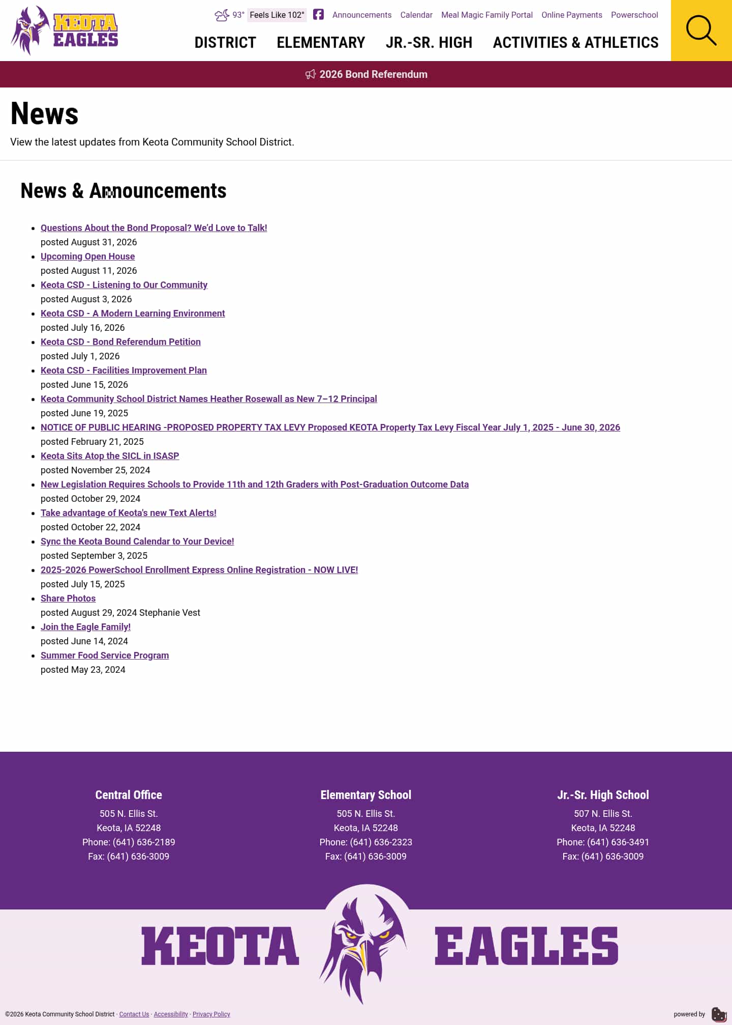 Latest website image capture