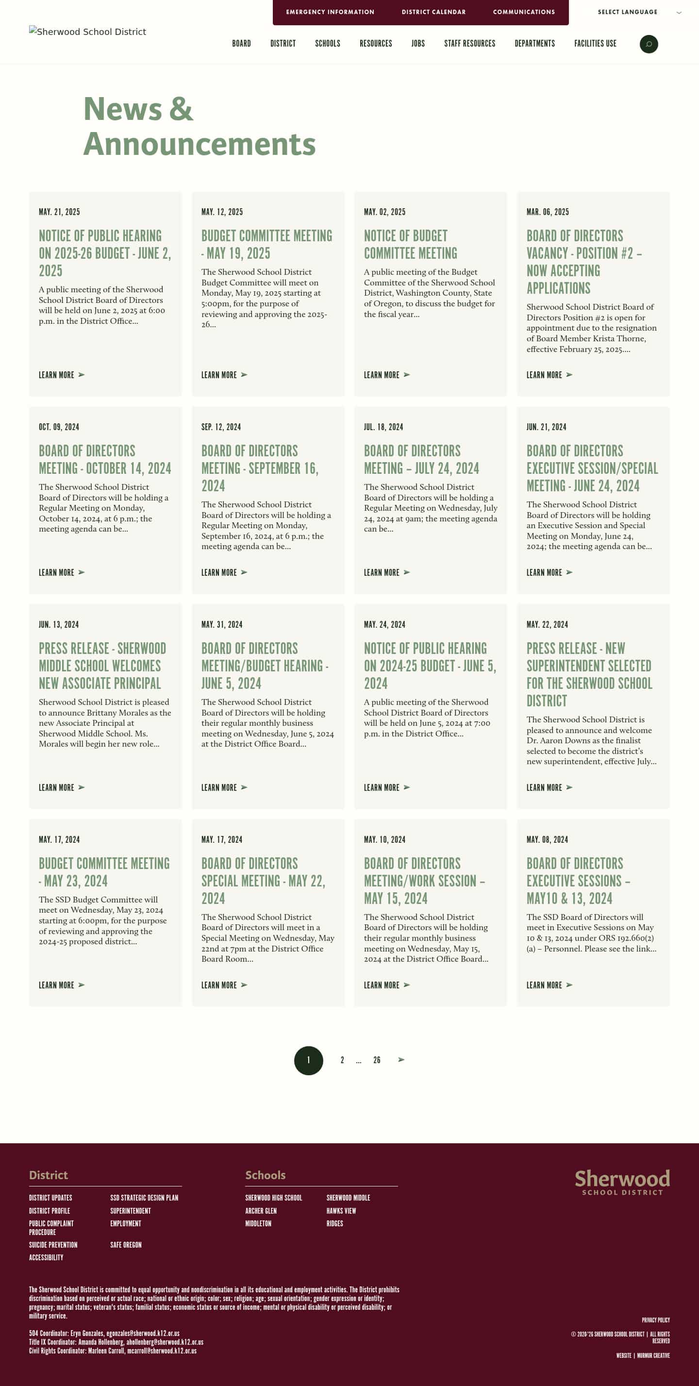 Latest website image capture