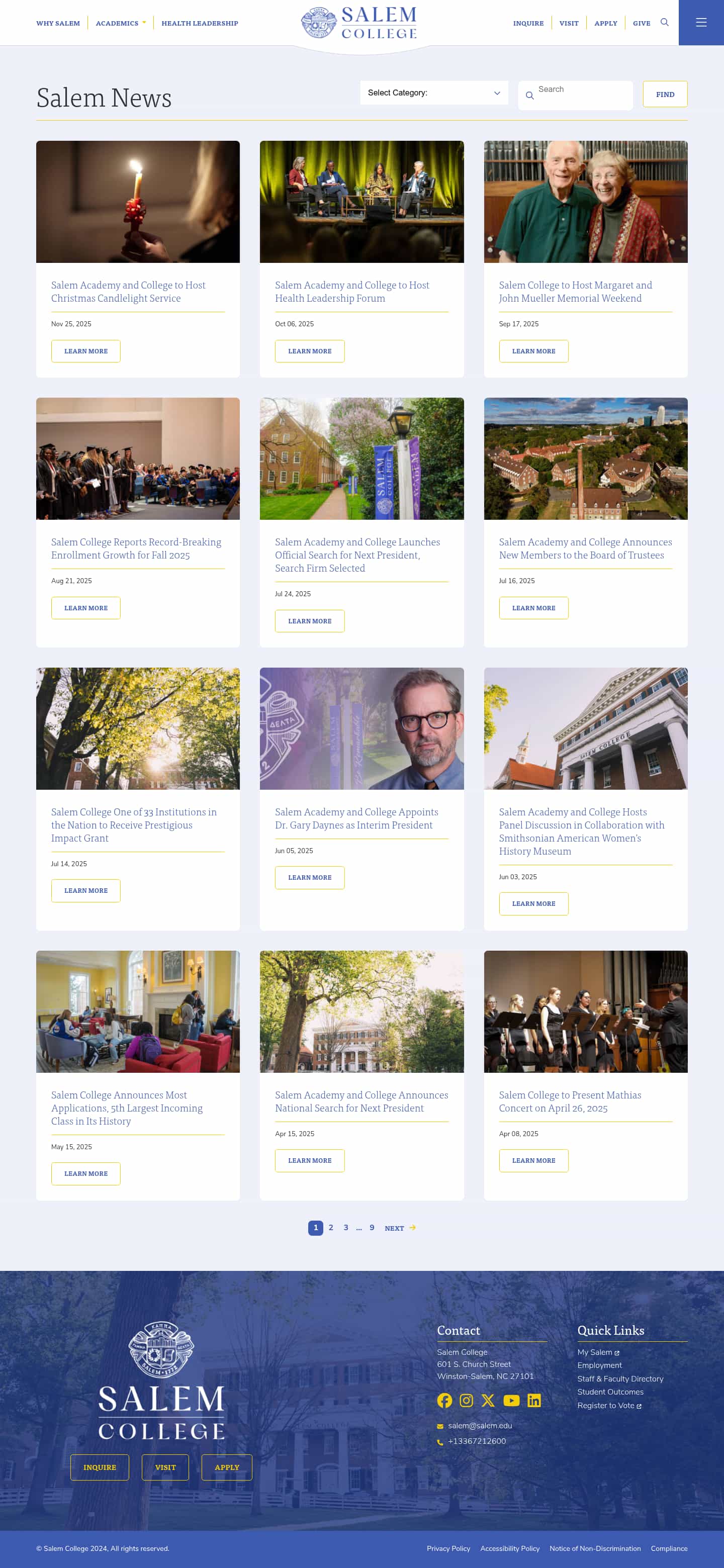 Latest website image capture