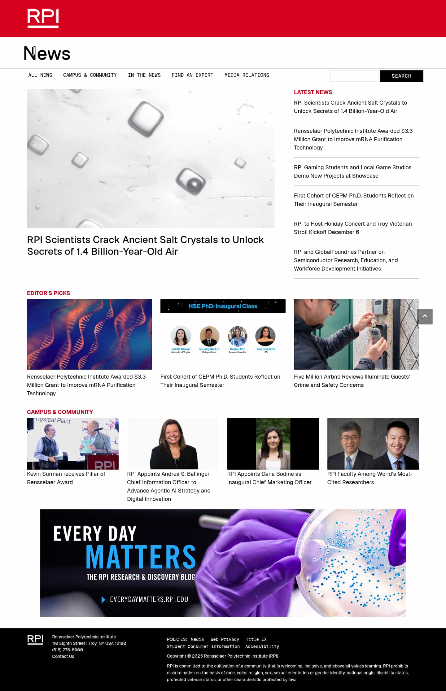 Latest website image capture