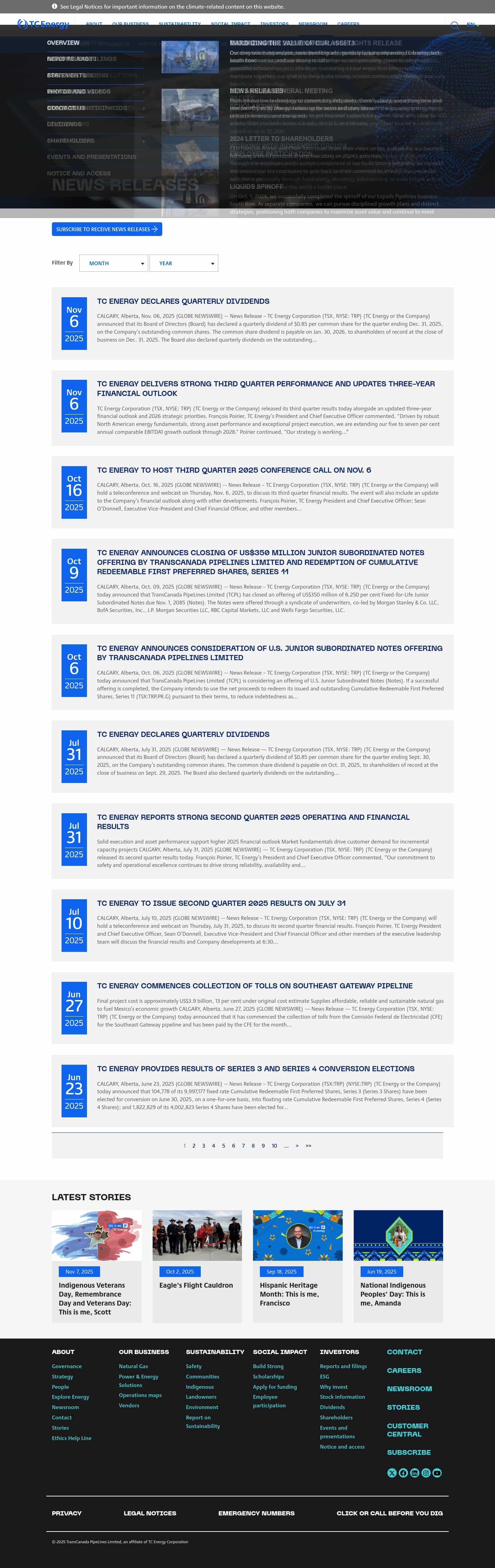 Latest website image capture