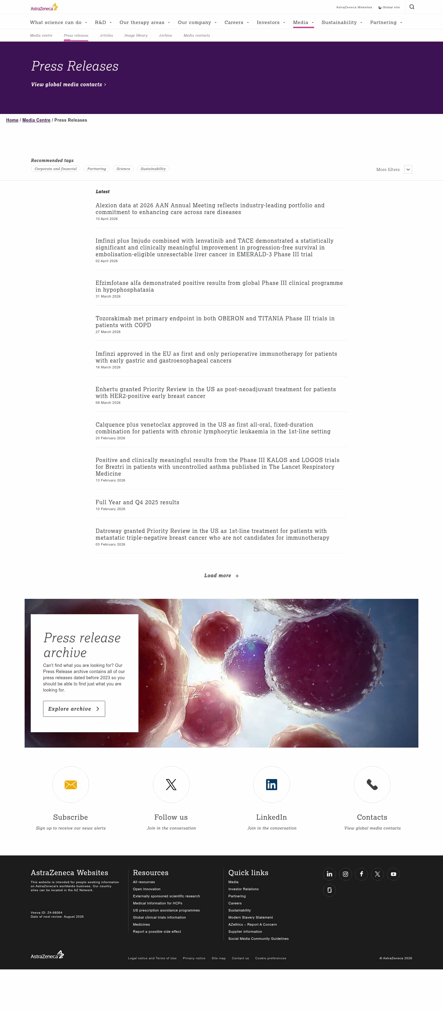 Latest website image capture