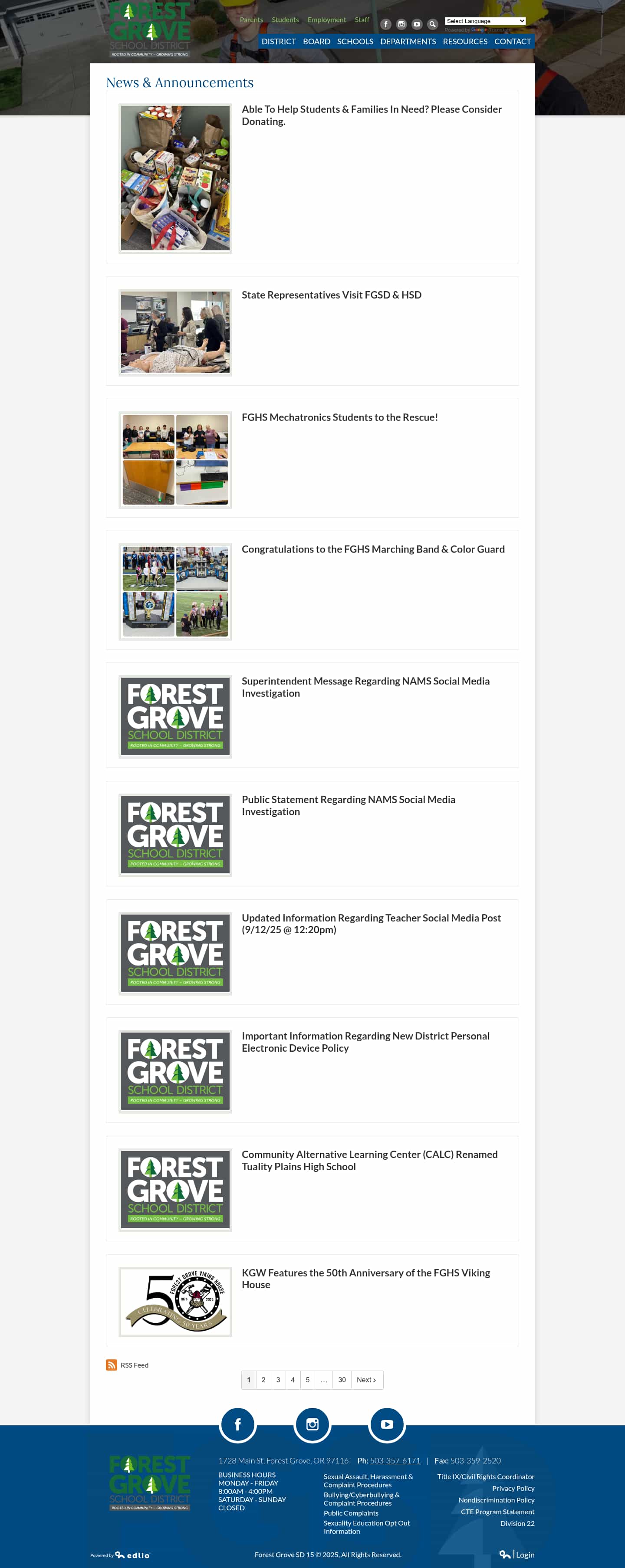 Latest website image capture