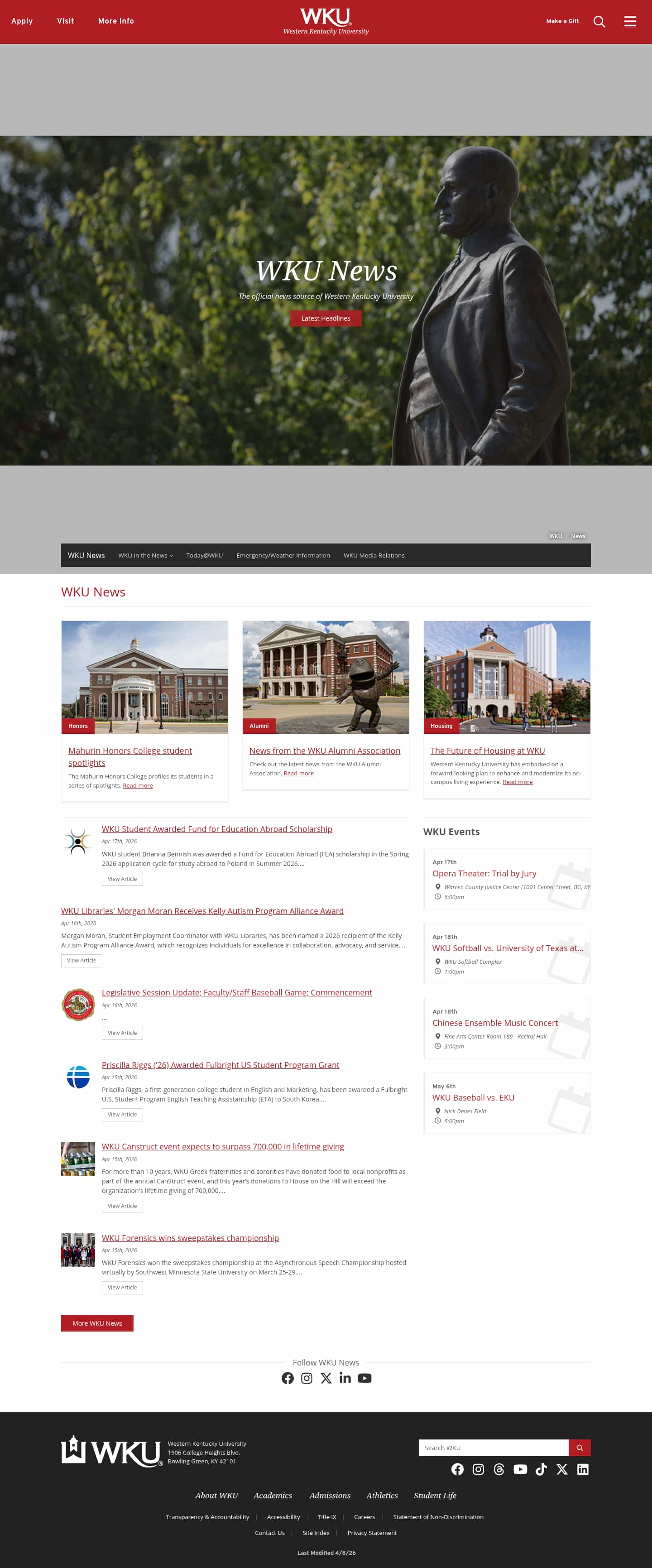 Latest website image capture