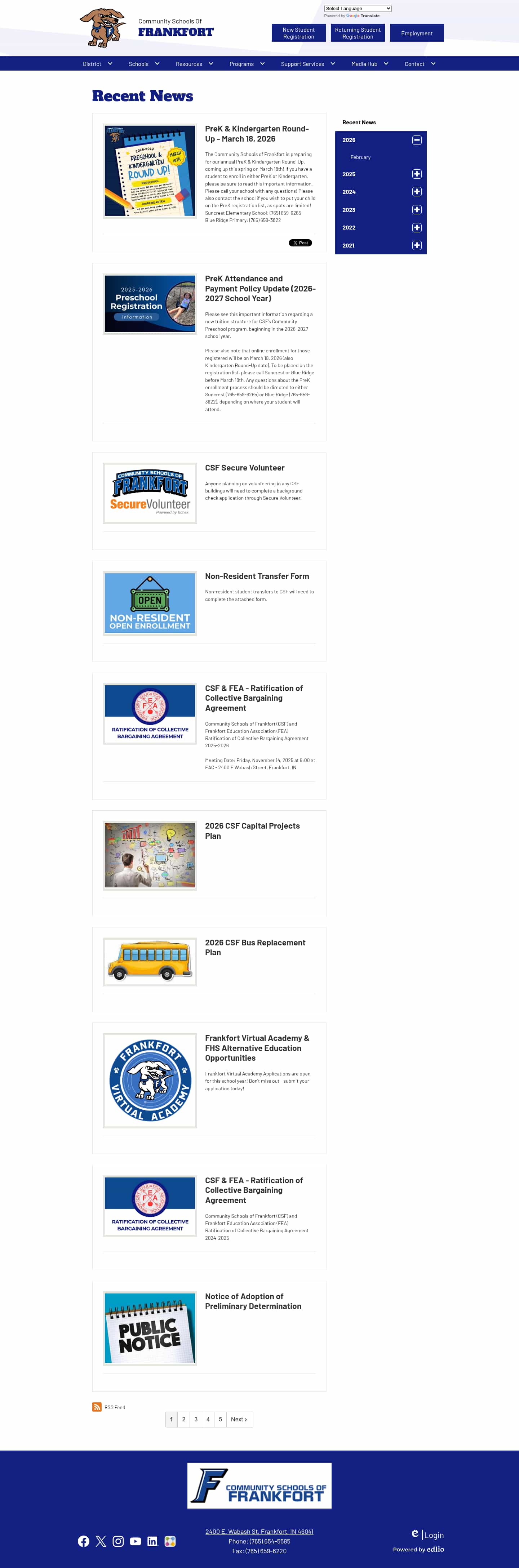 Latest website image capture