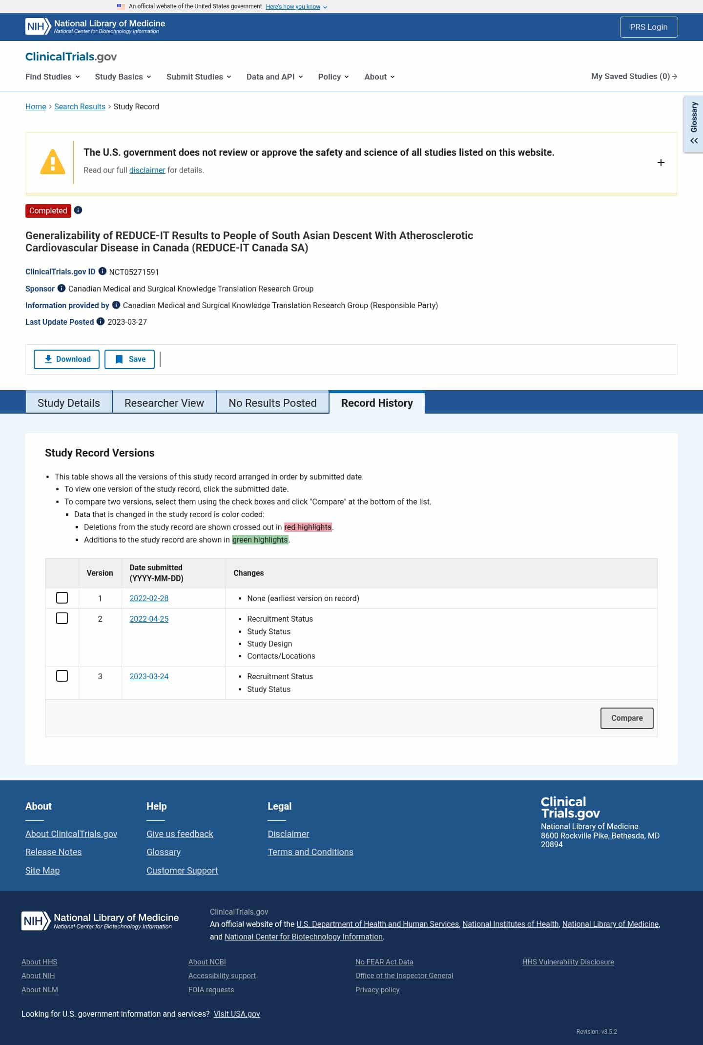 Latest website image capture