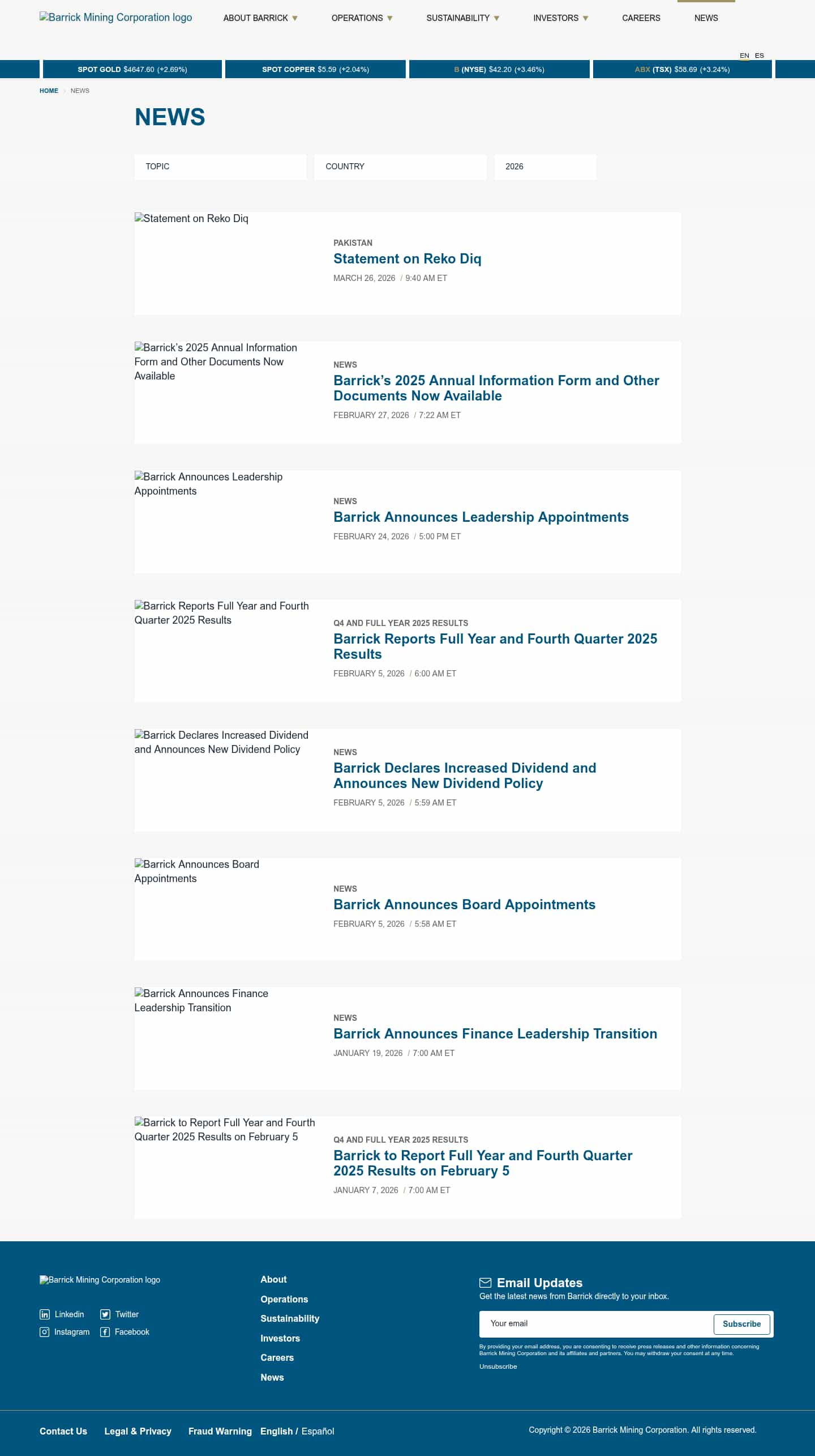 Latest website image capture