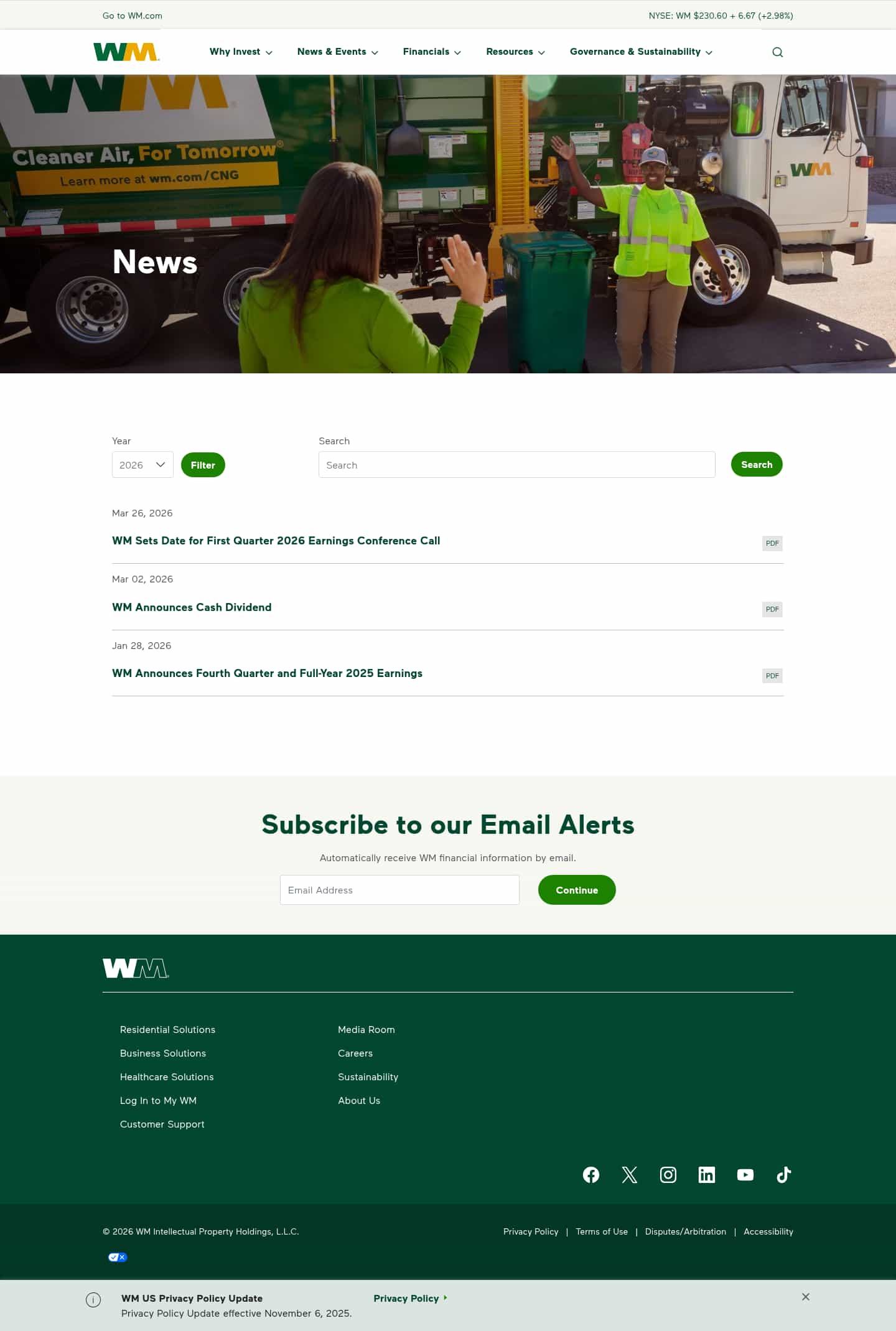 Latest website image capture