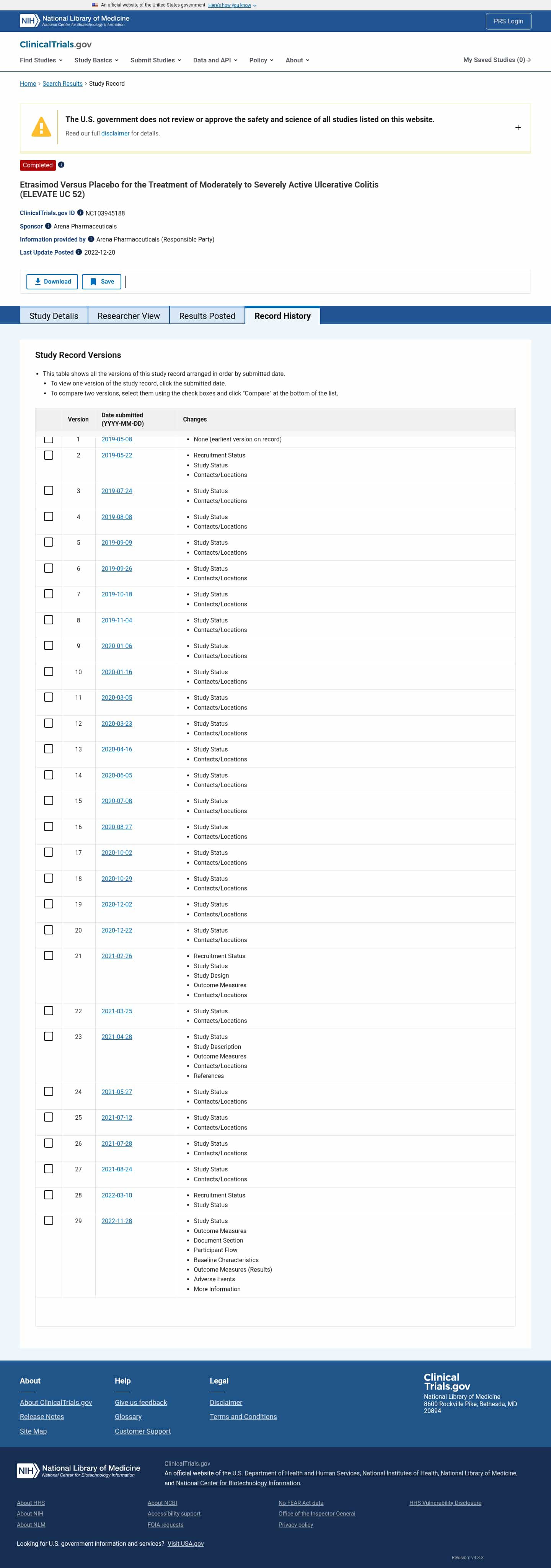 Latest website image capture