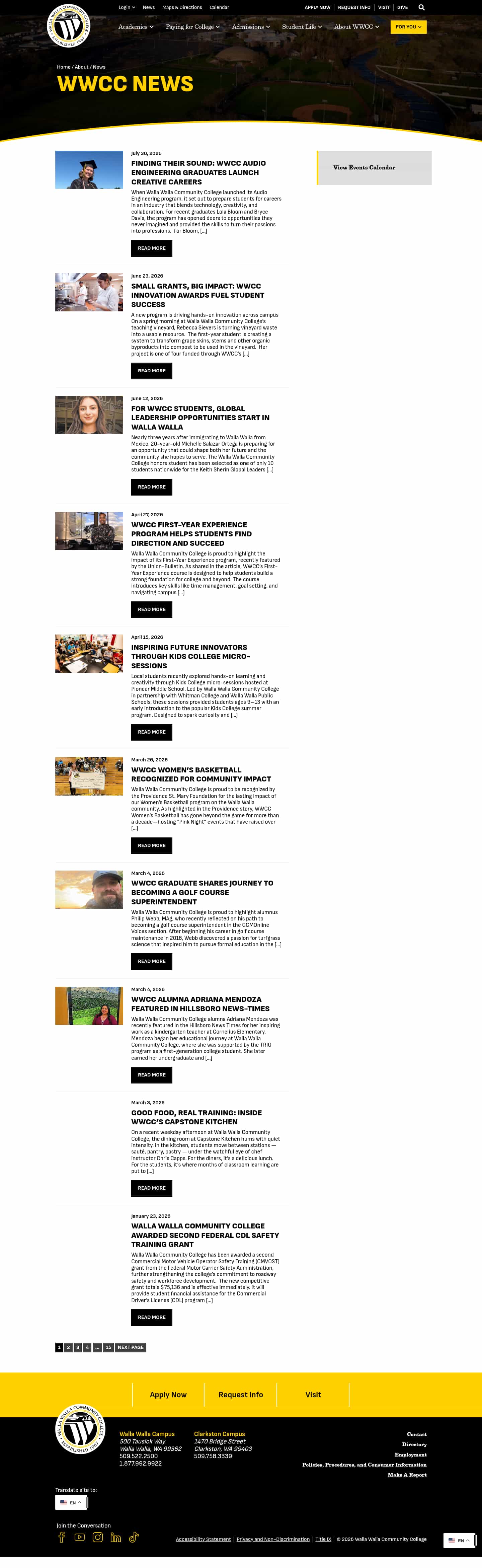 Latest website image capture
