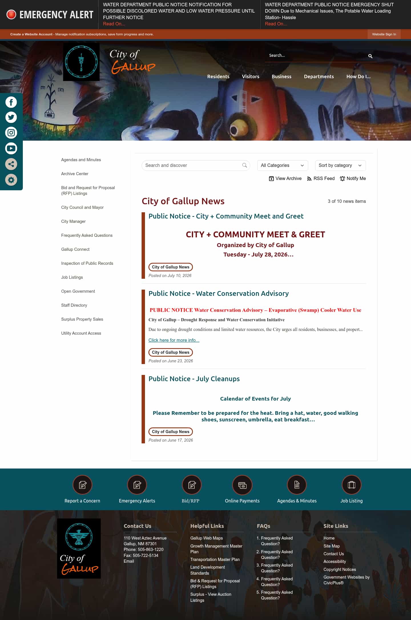 Latest website image capture