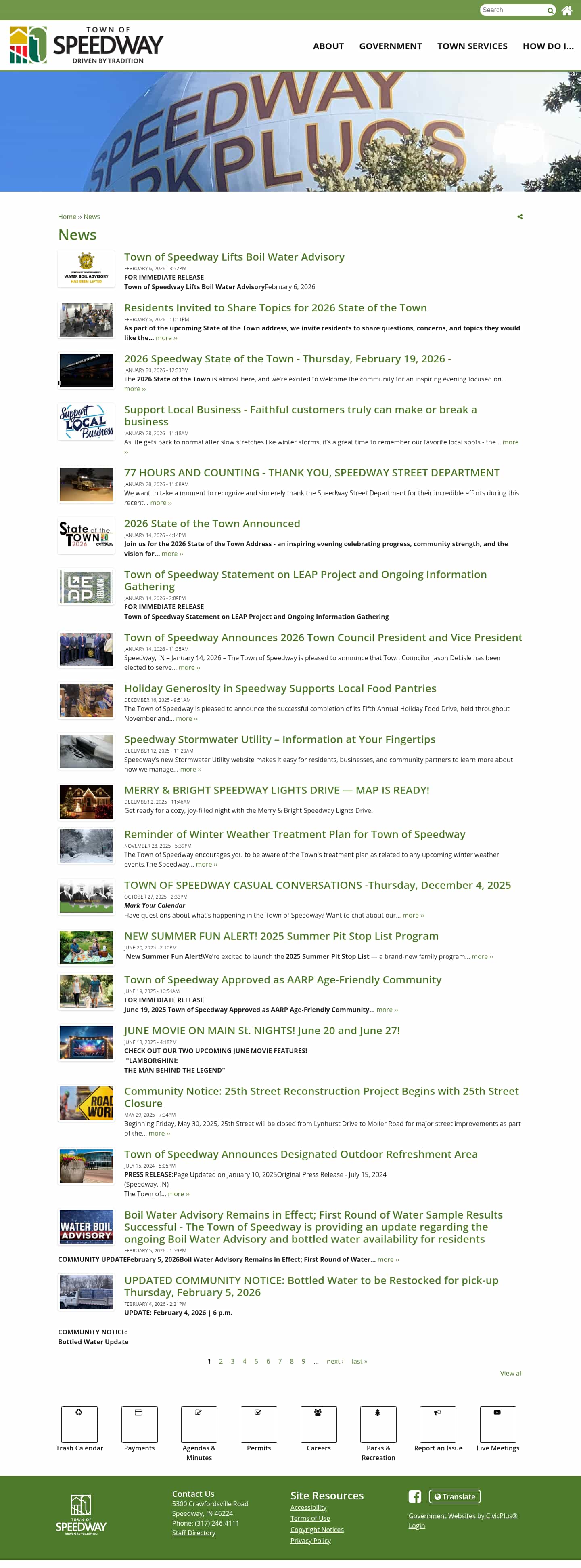 Latest website image capture