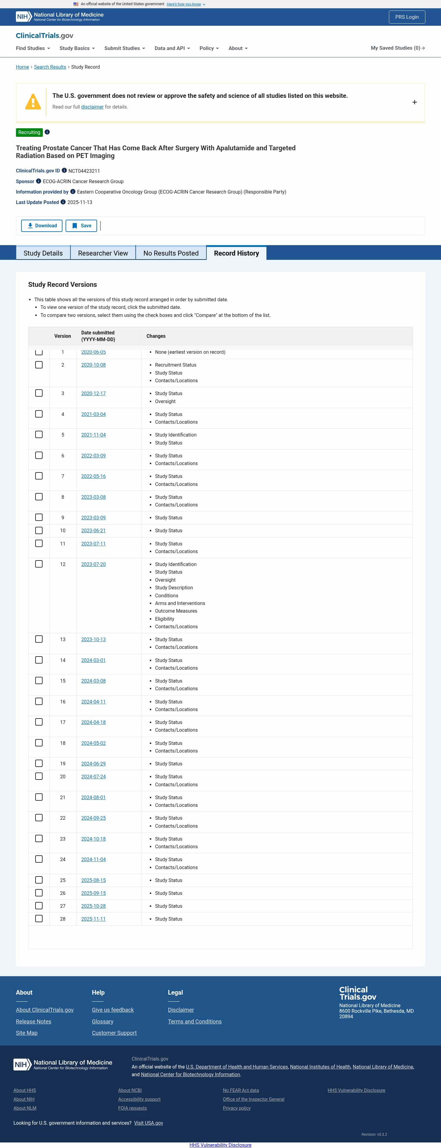 Latest website image capture