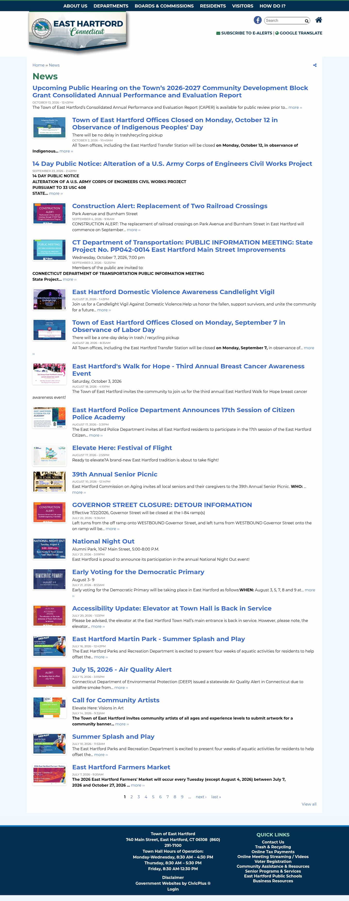 Latest website image capture