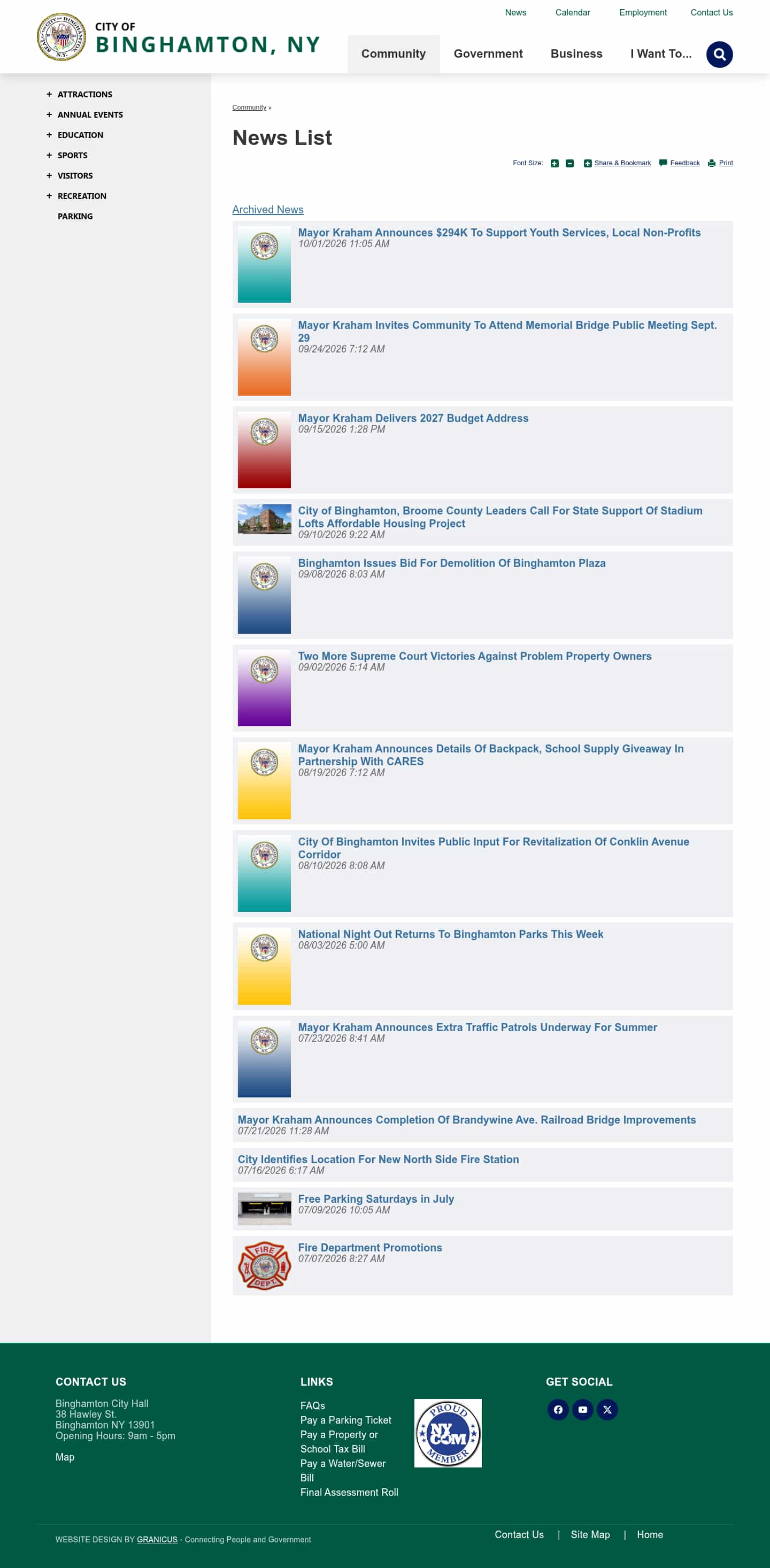Latest website image capture