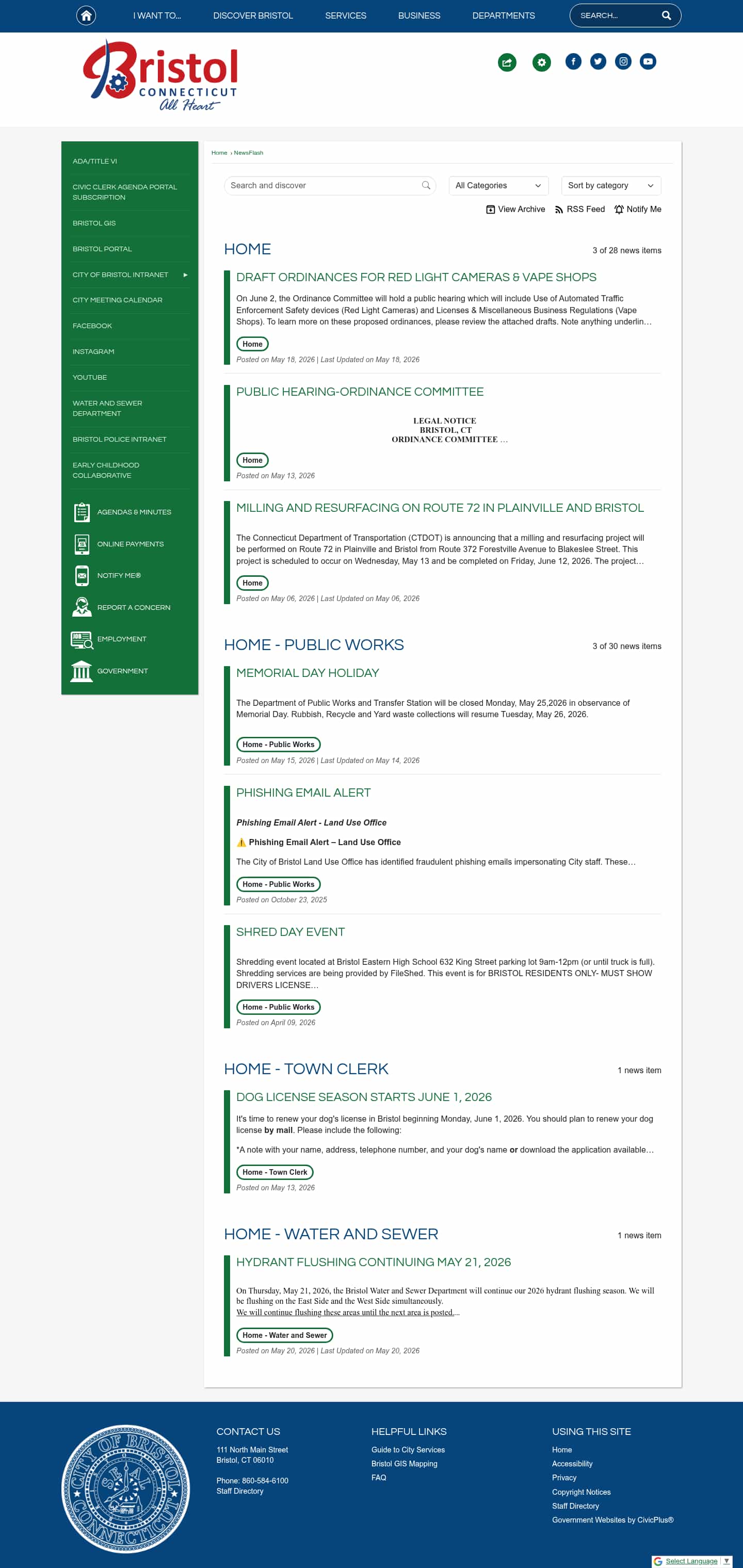 Latest website image capture